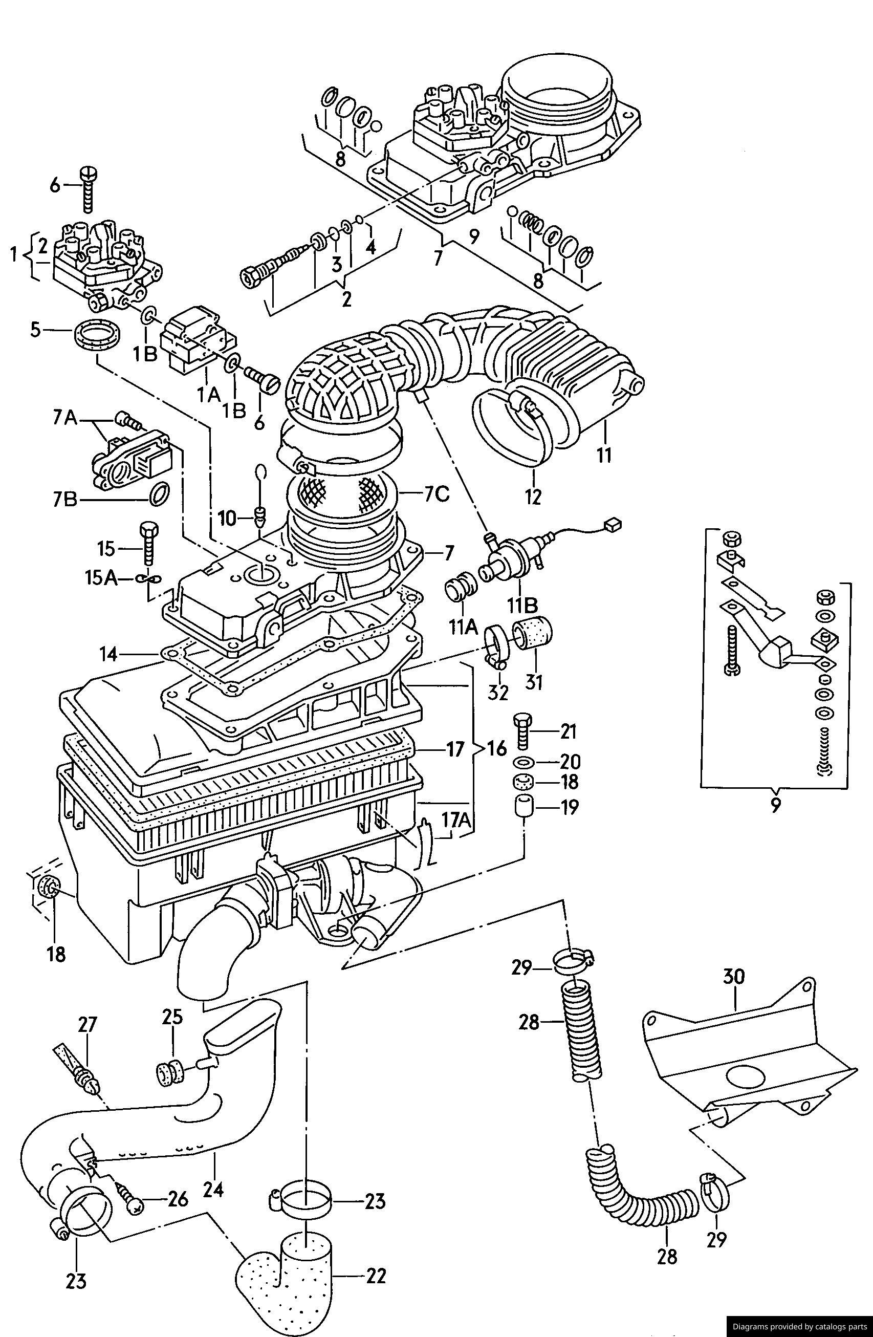 Car part diagram