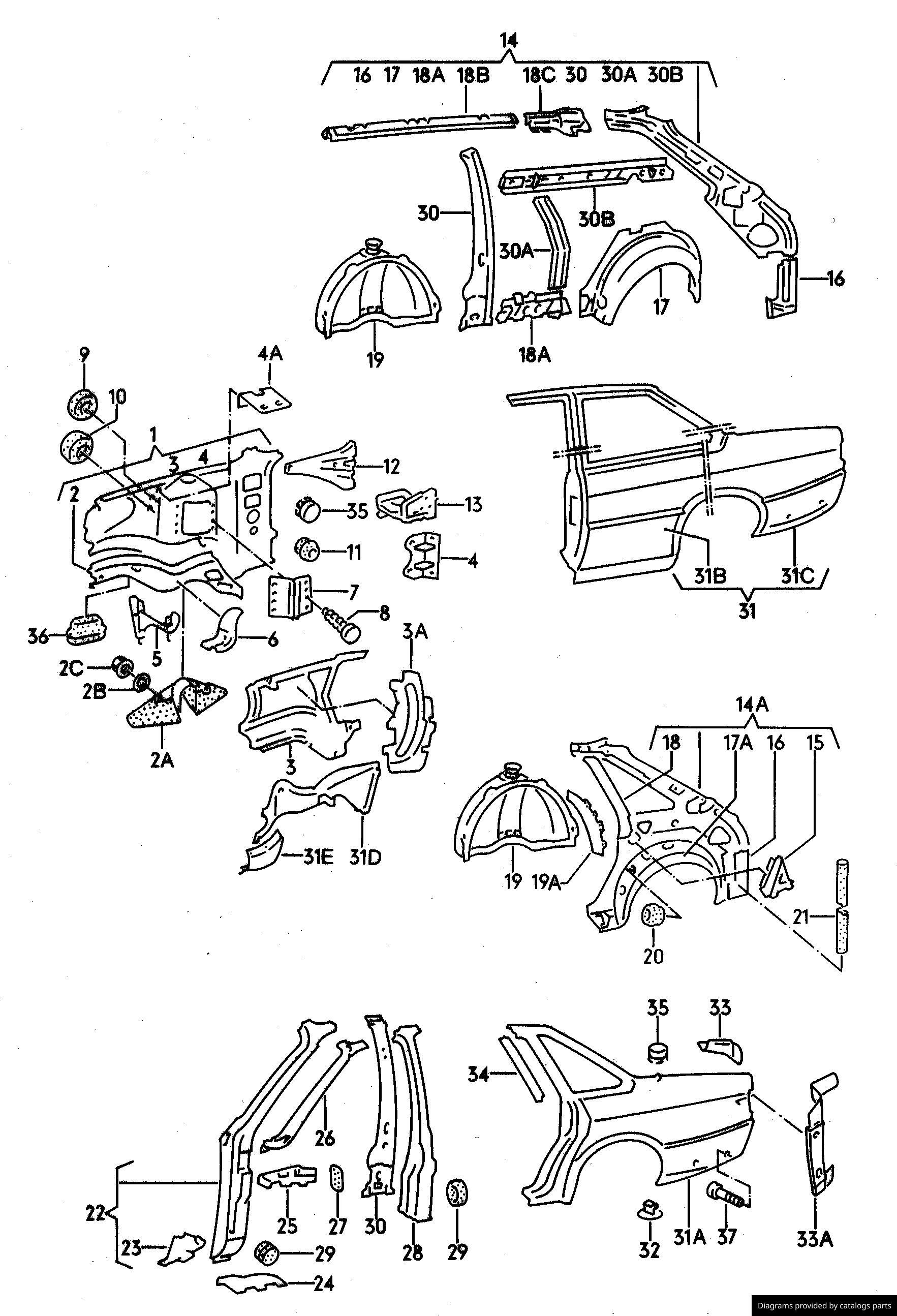 Car part diagram