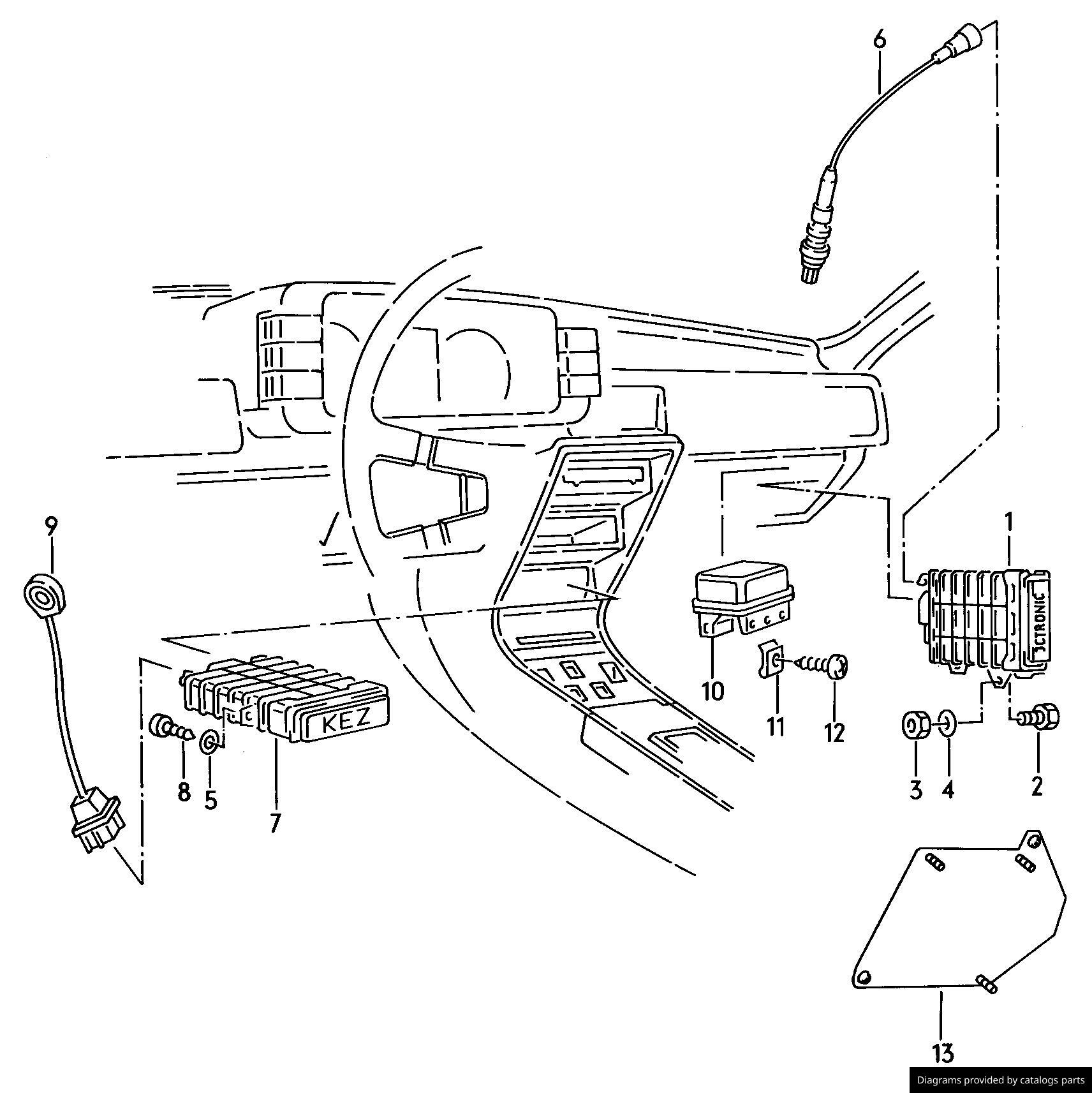 Car part diagram
