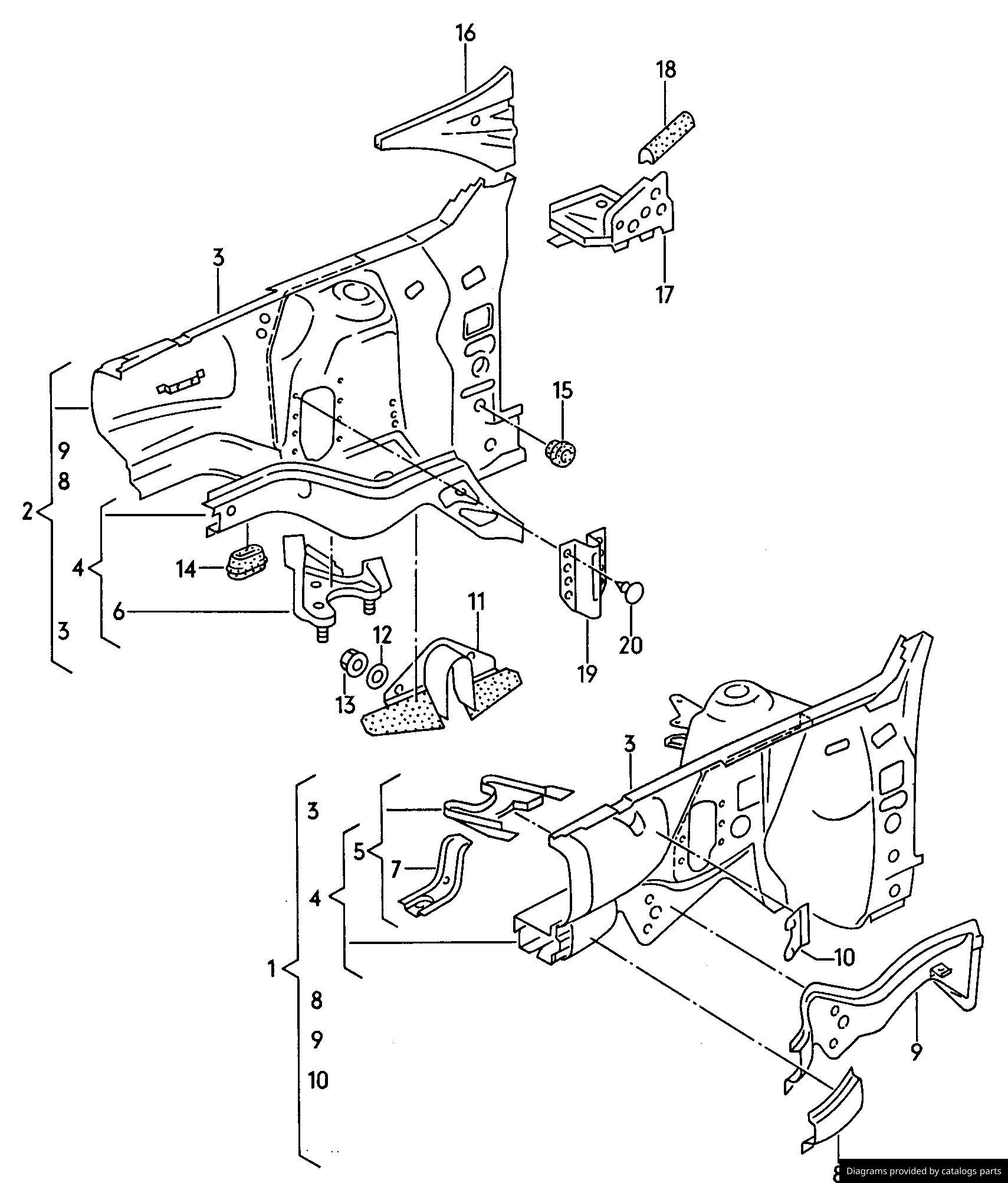 Car part diagram