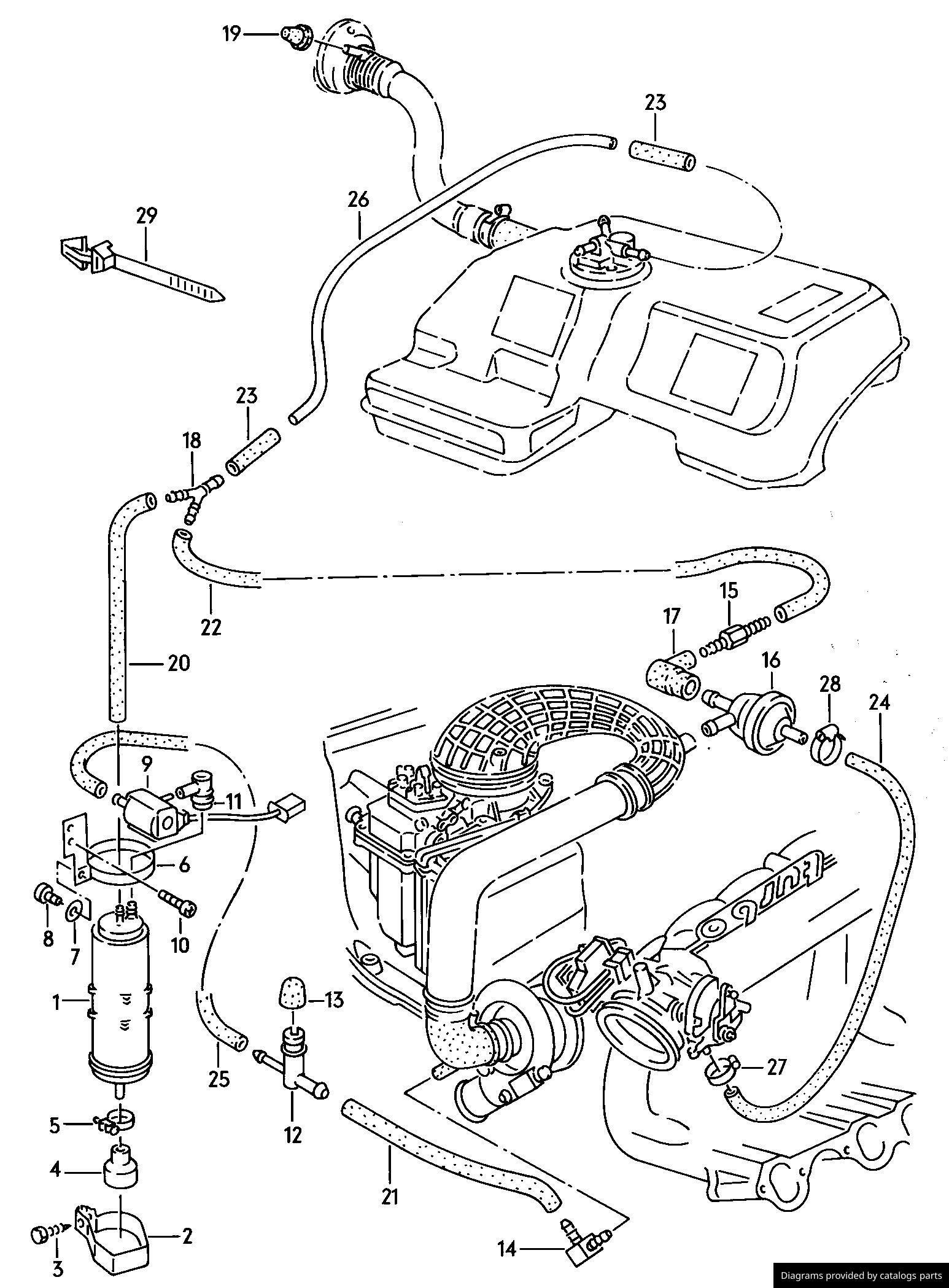 Car part diagram