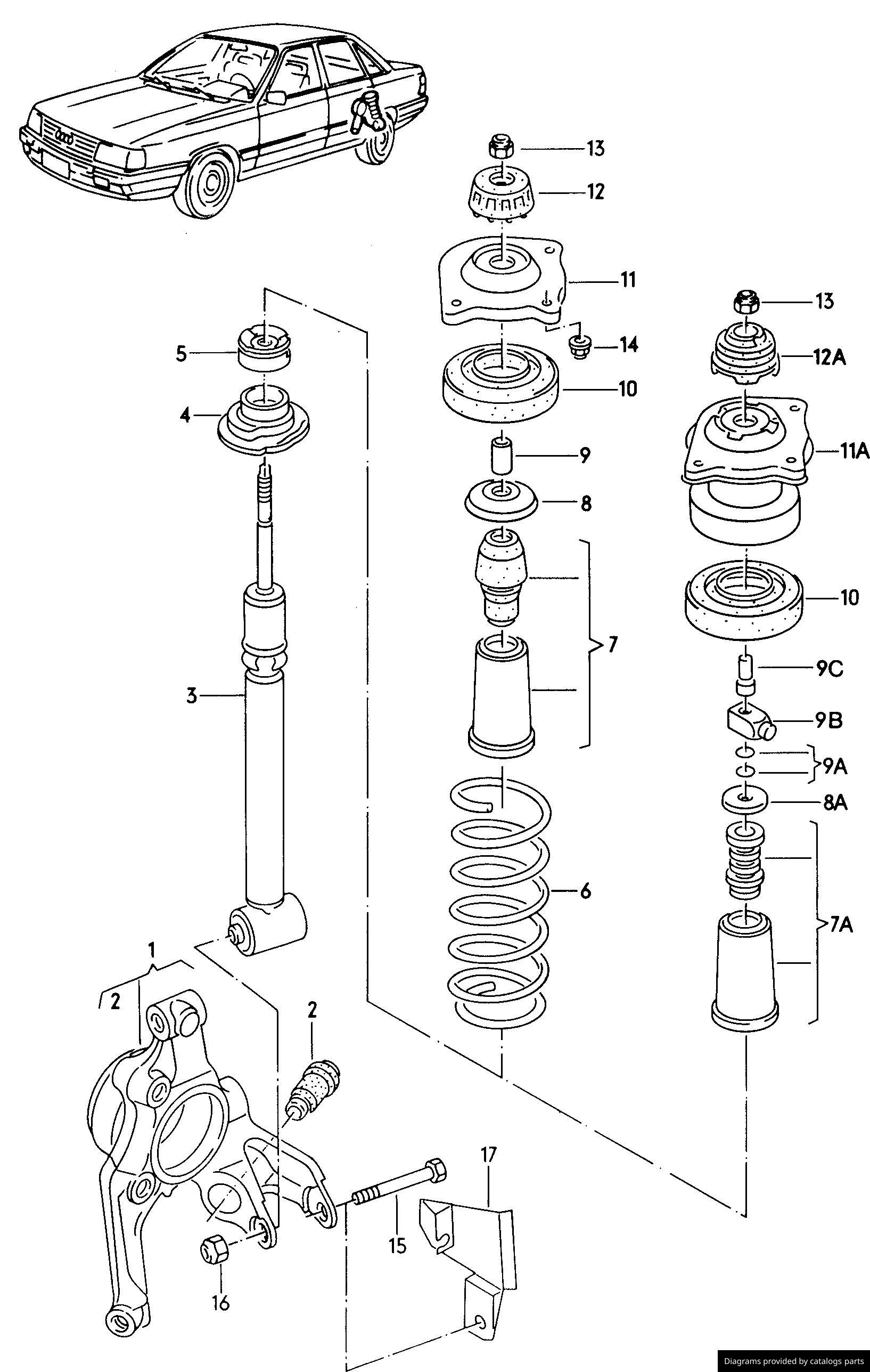 Car part diagram