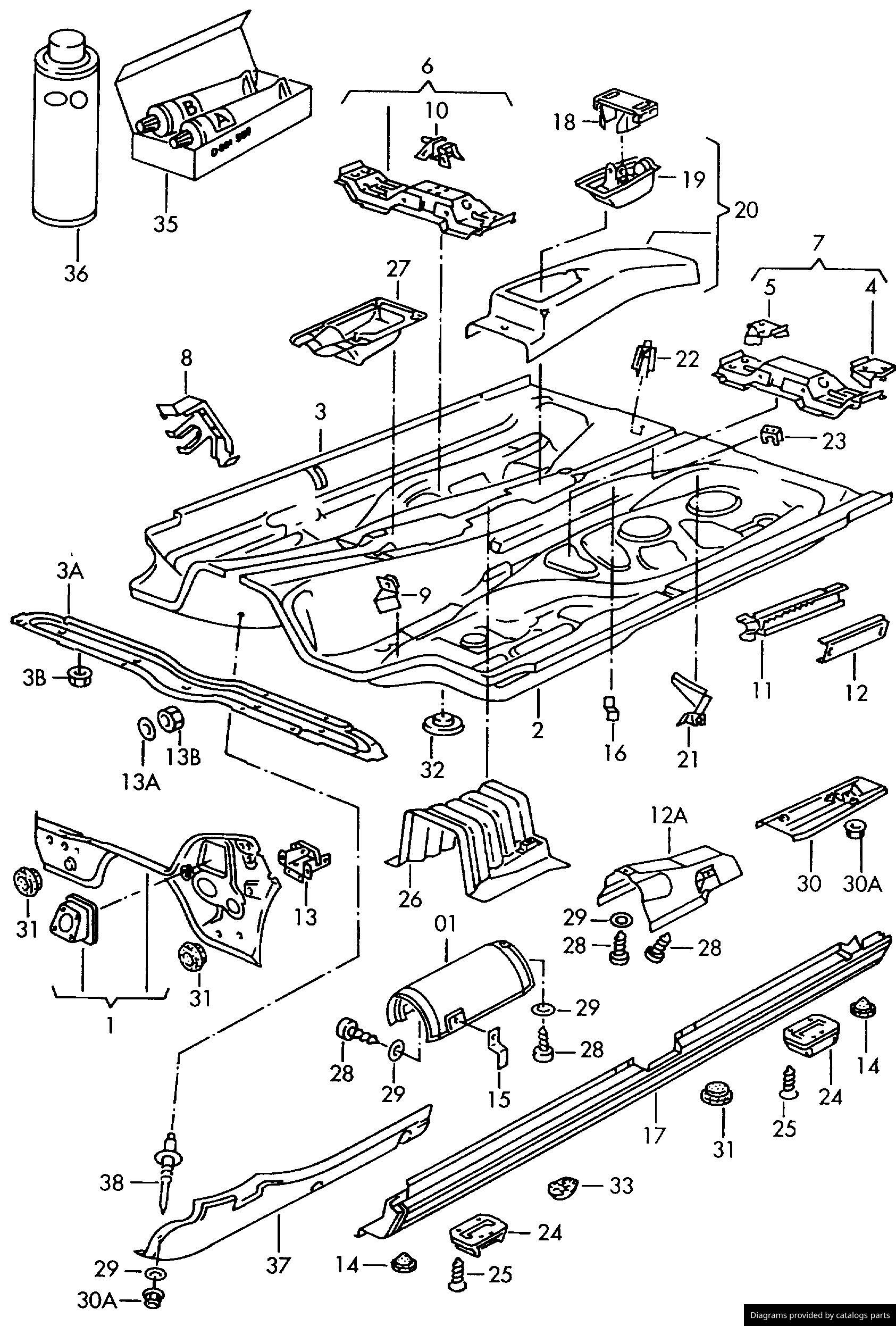 Car part diagram