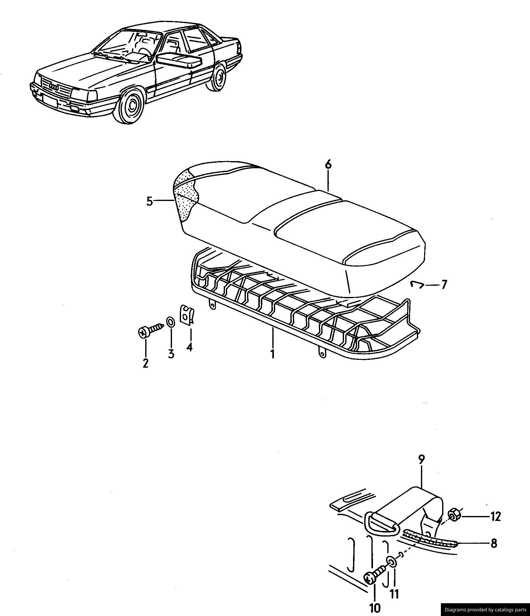 Car part diagram