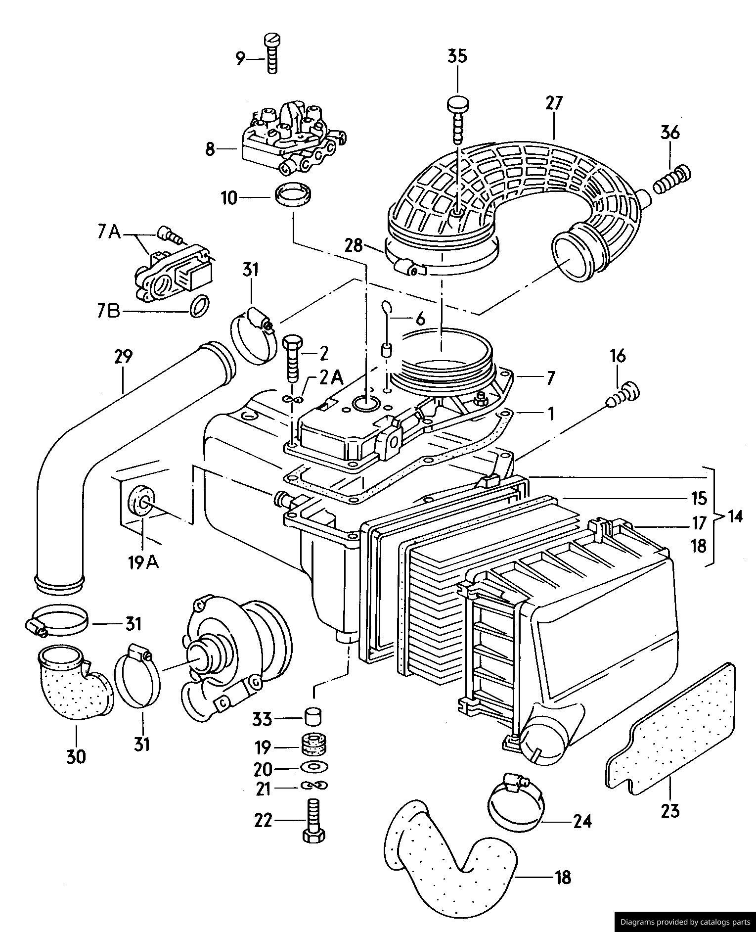 Car part diagram