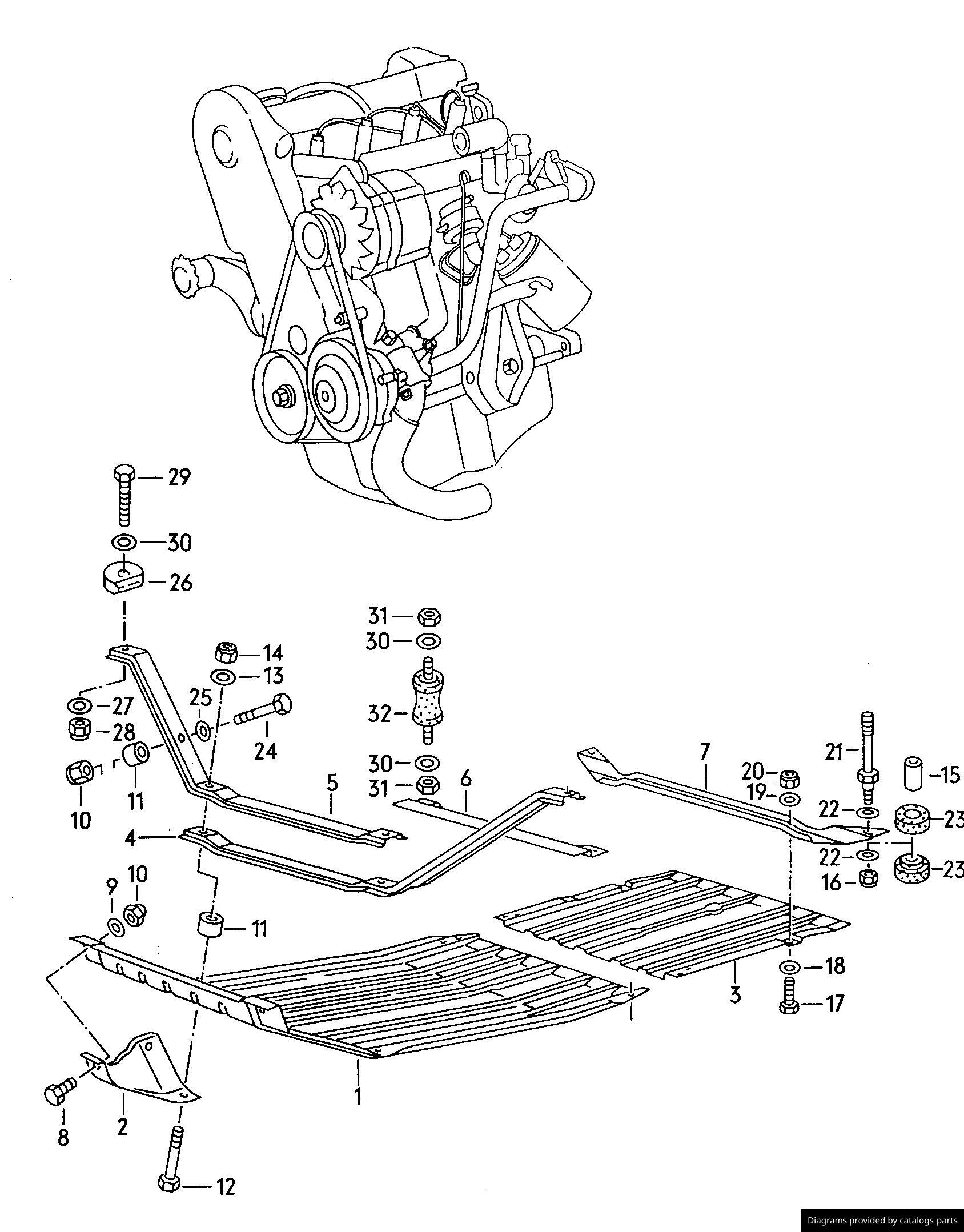 Car part diagram