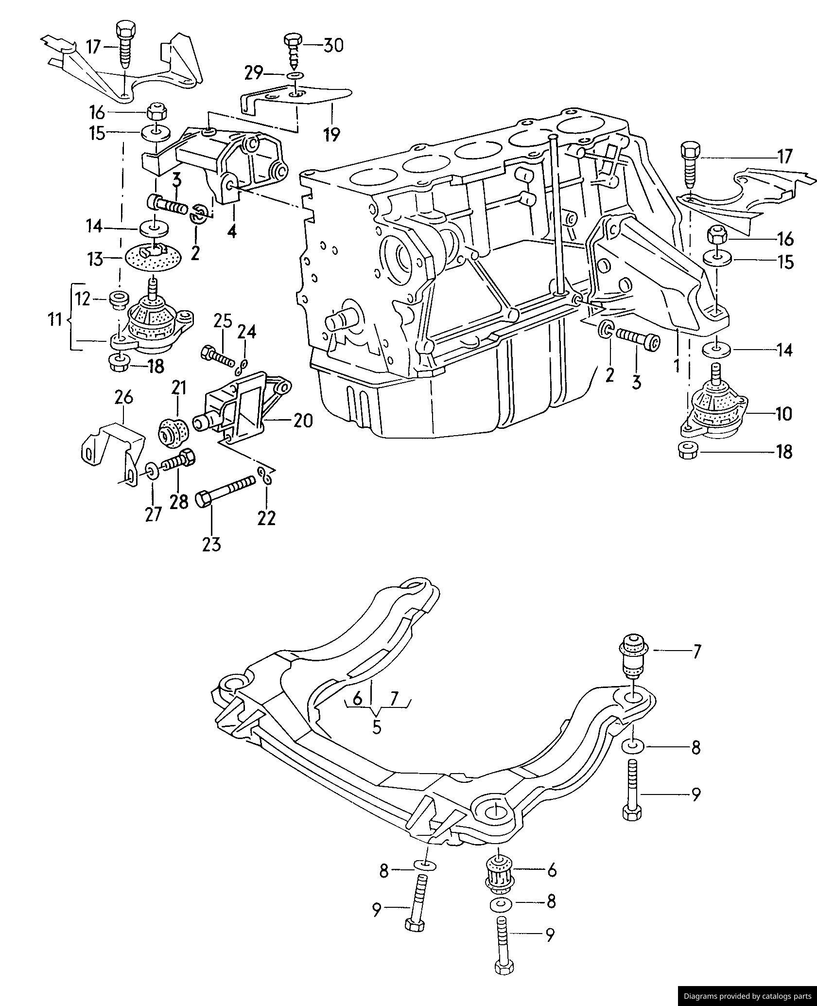 Car part diagram