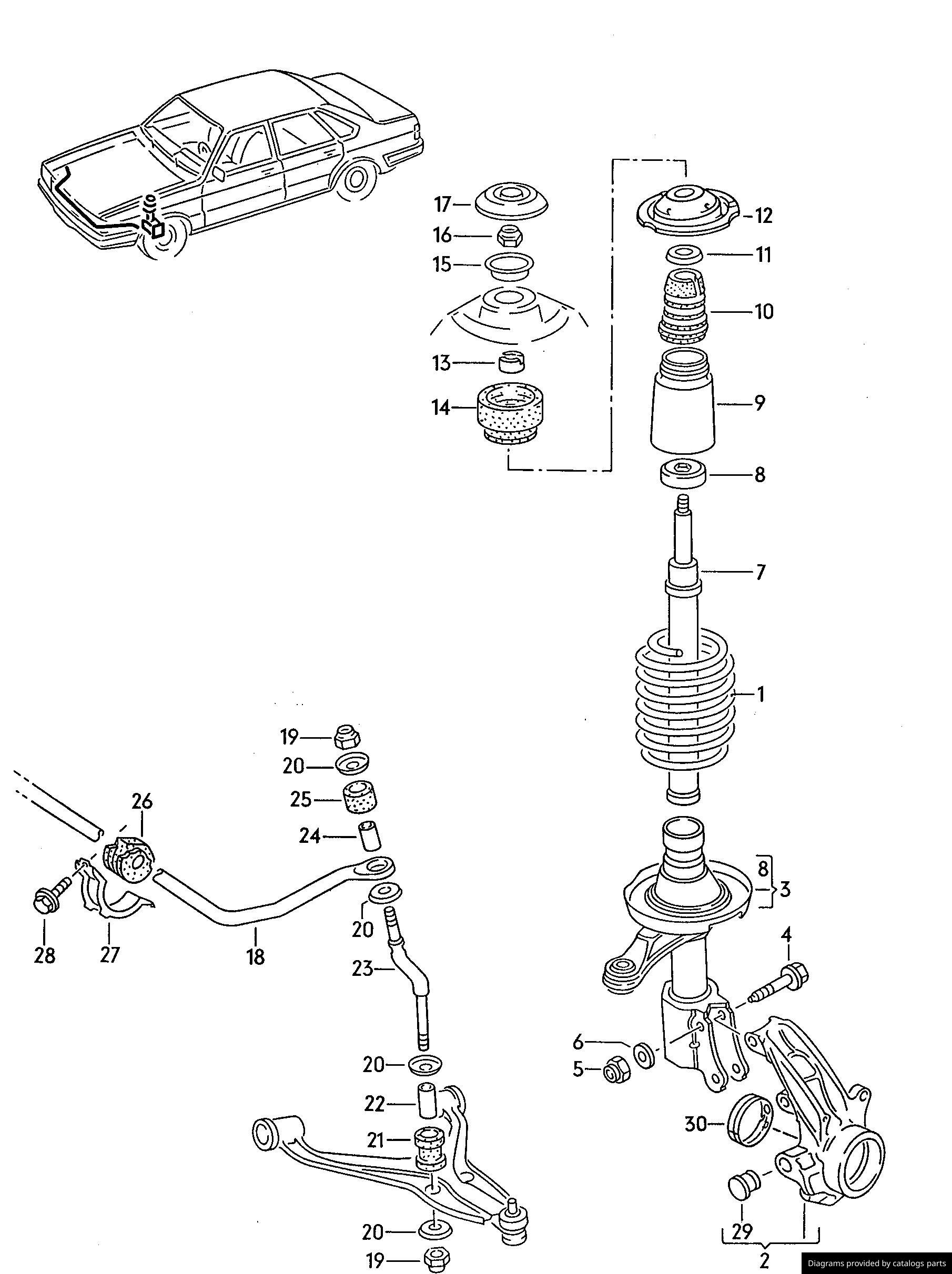 Car part diagram