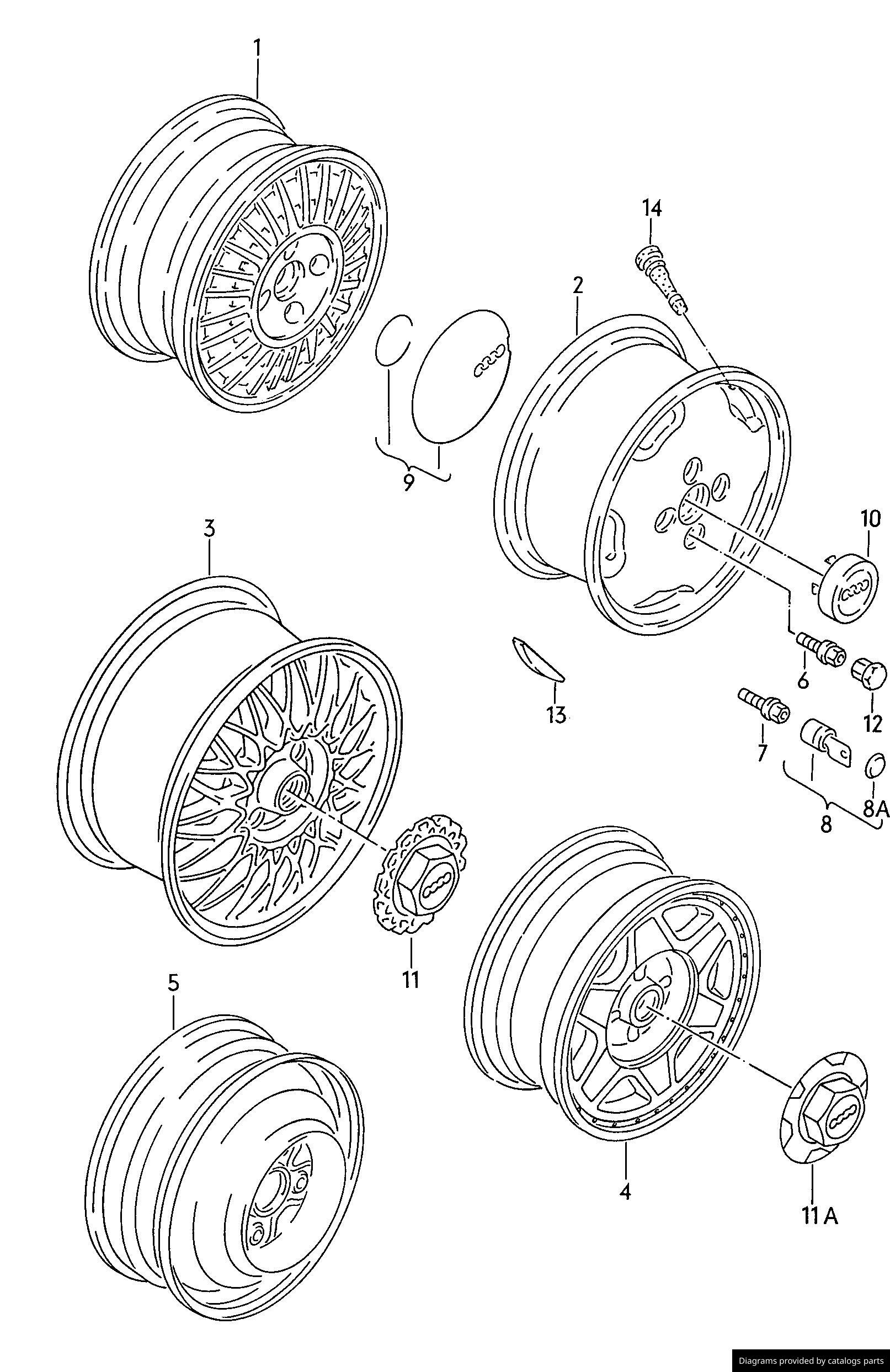 Car part diagram