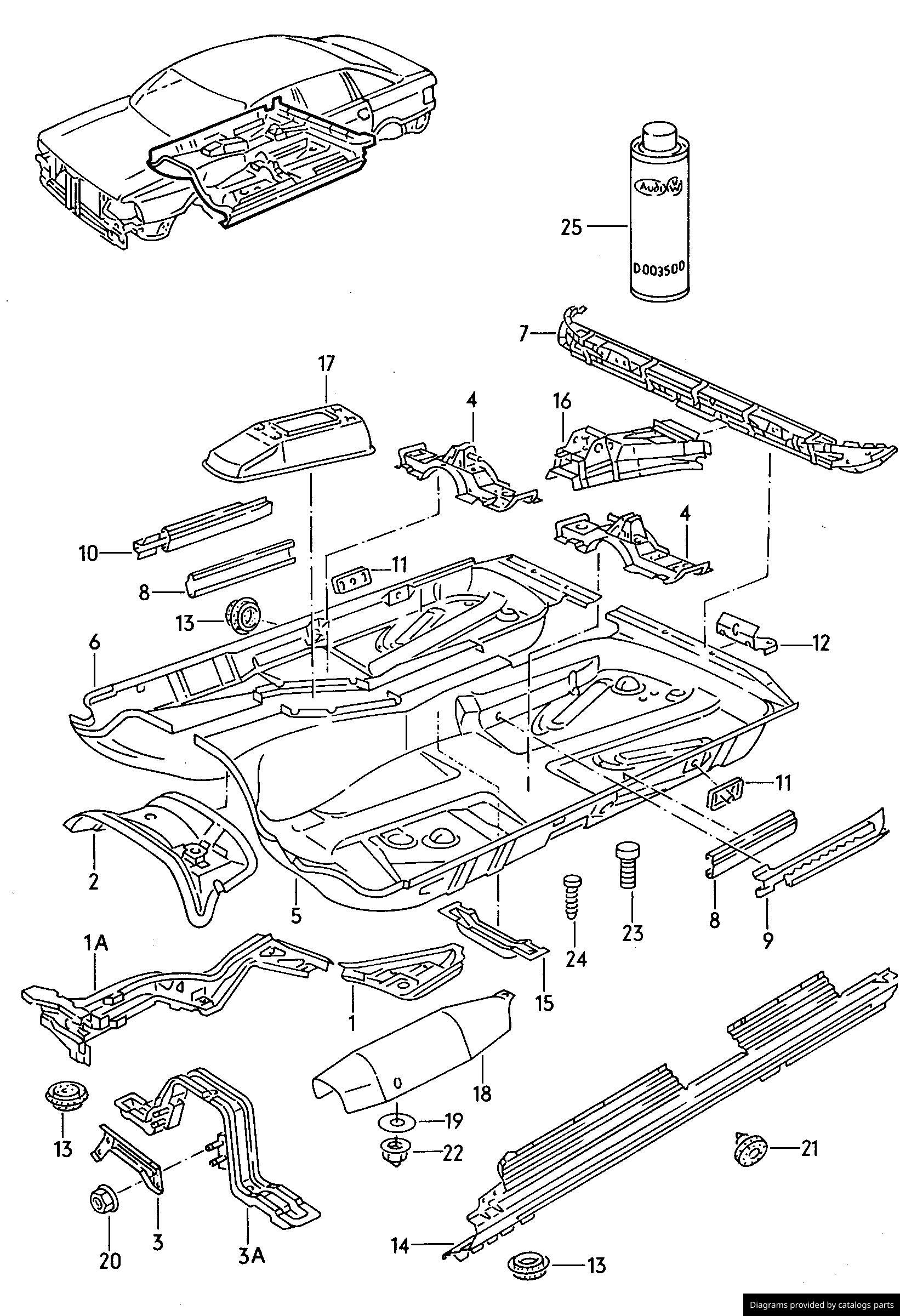 Car part diagram