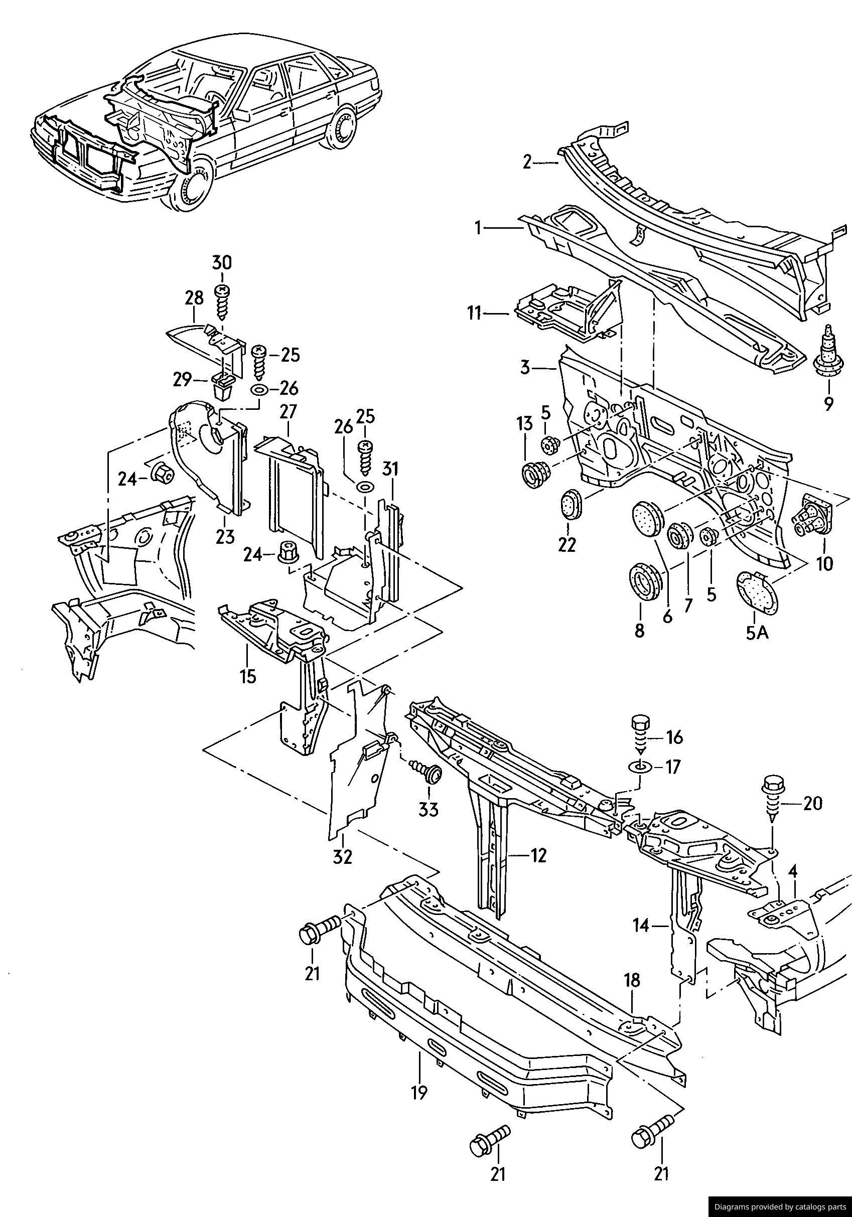Car part diagram