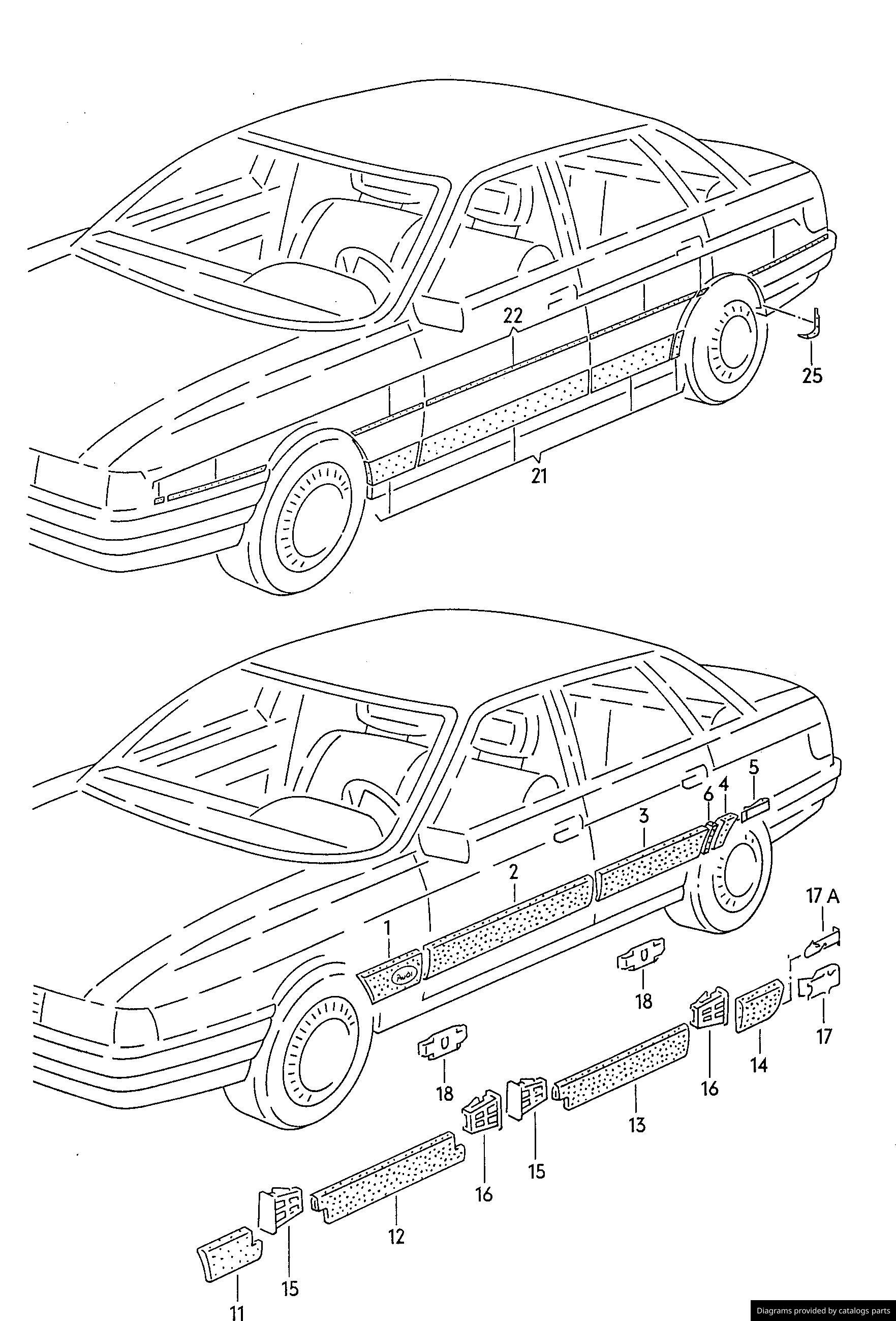 Car part diagram