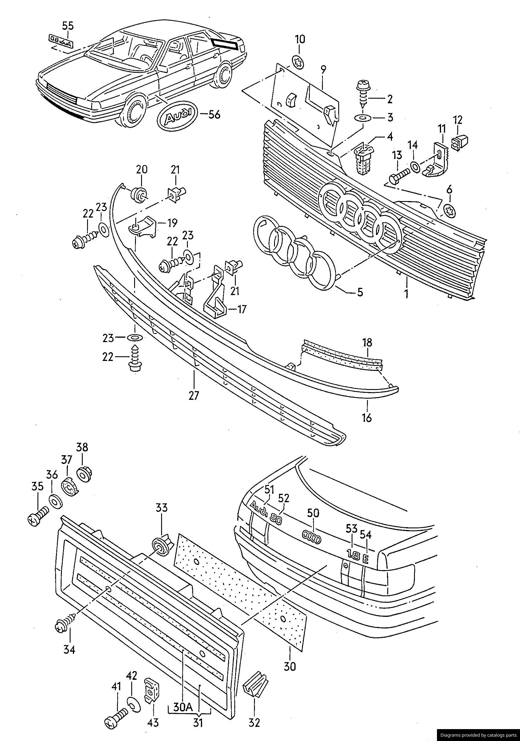 Car part diagram