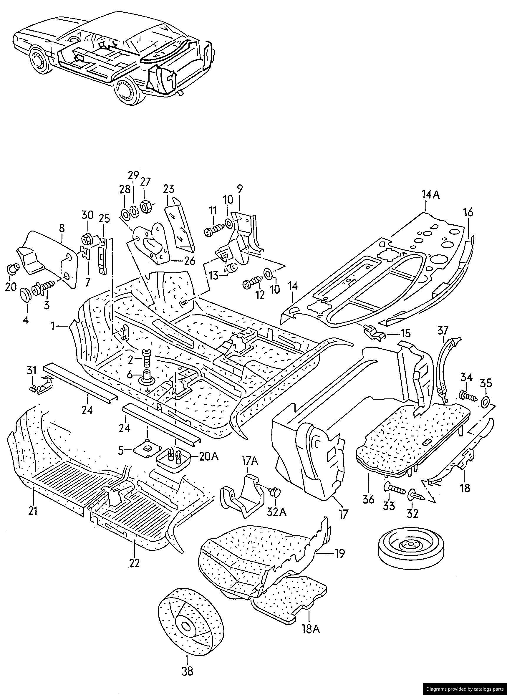 Car part diagram