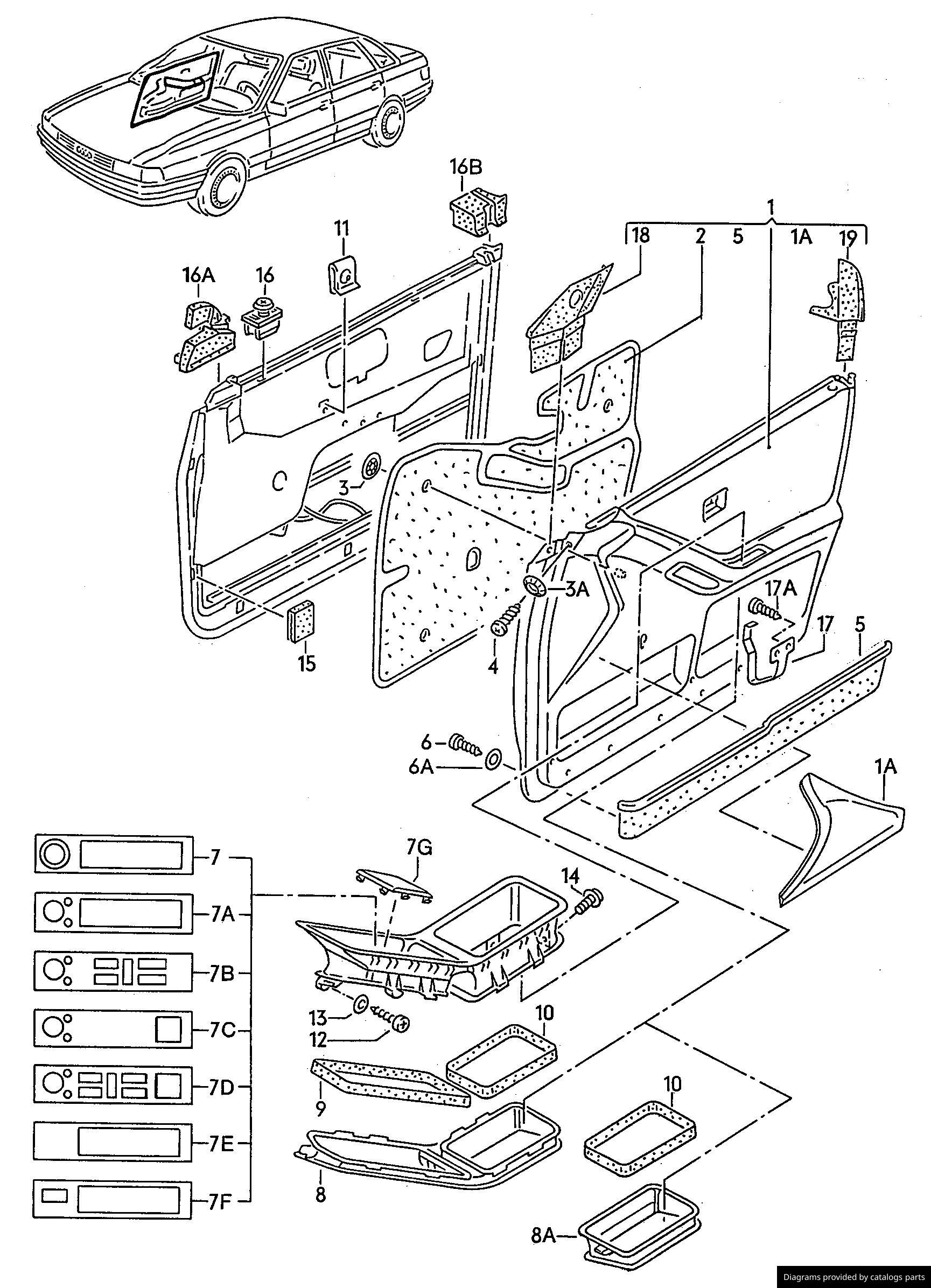 Car part diagram