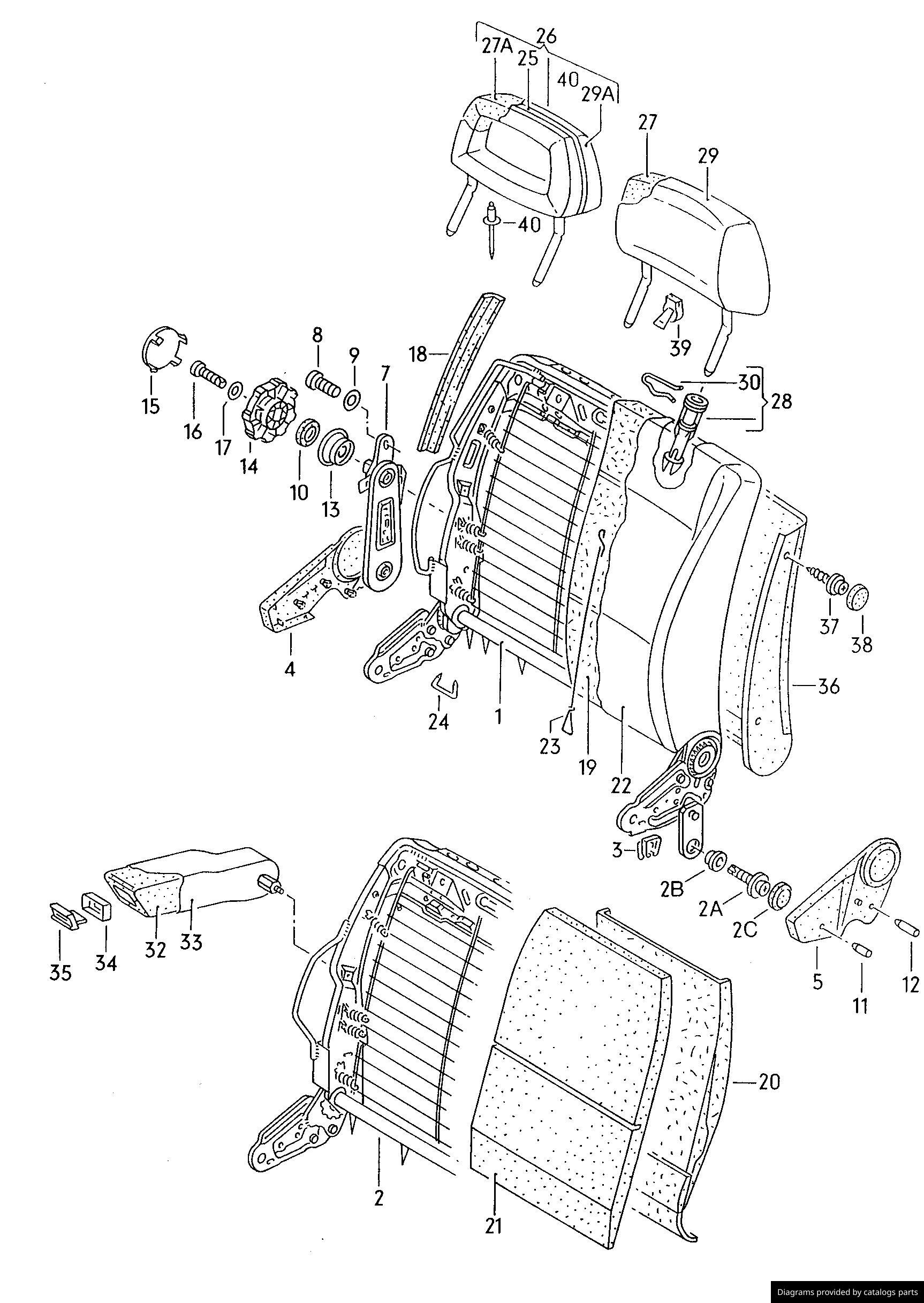 Car part diagram