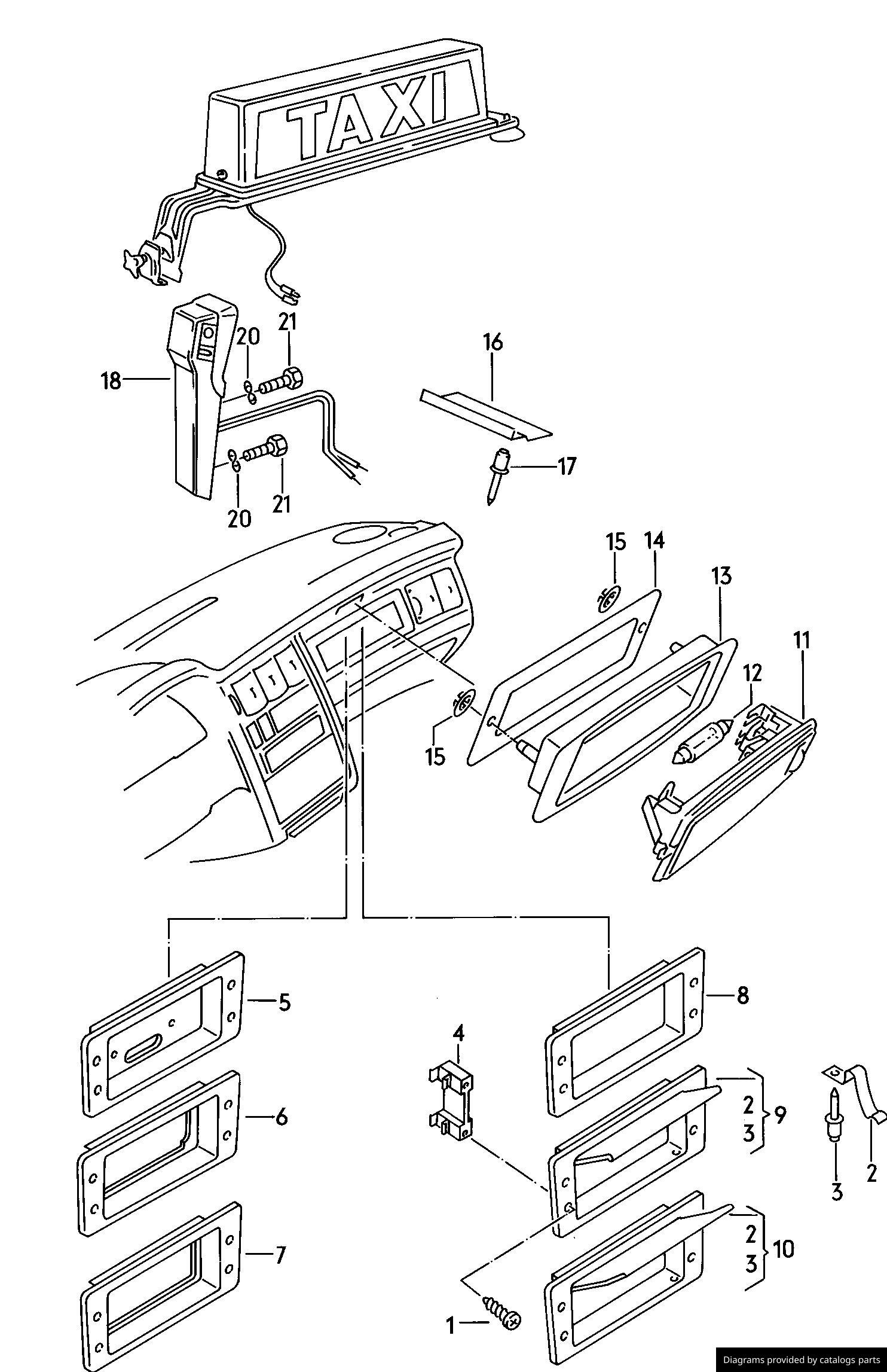 Car part diagram