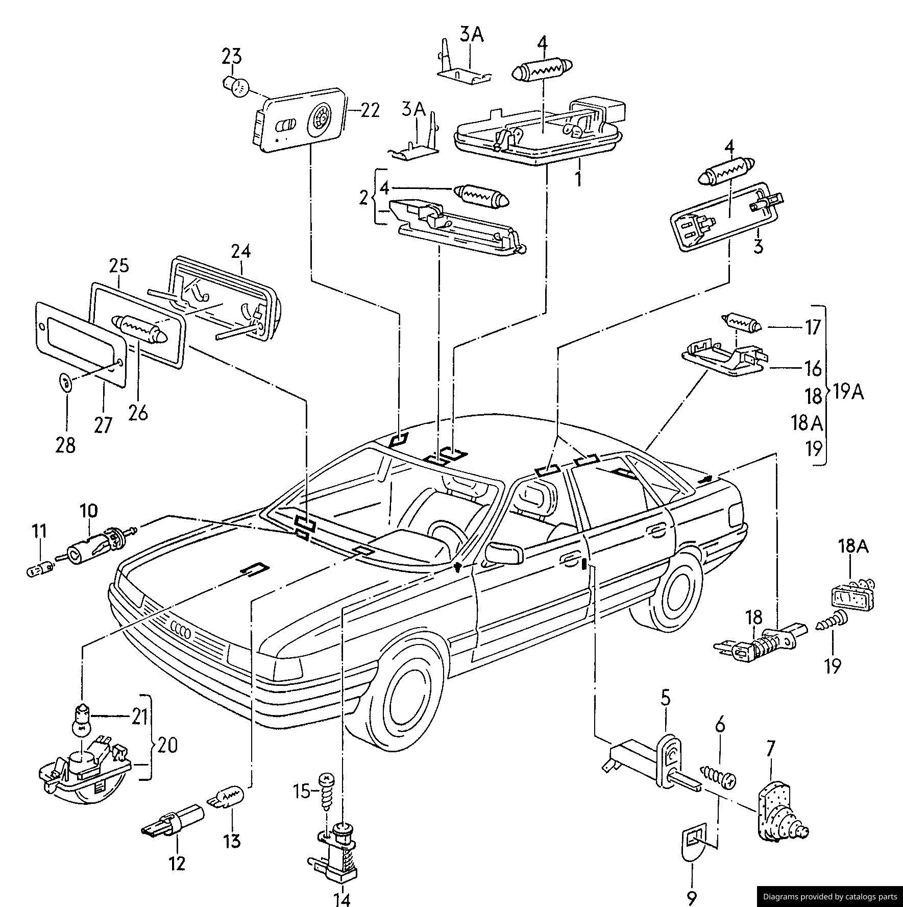 Car part diagram