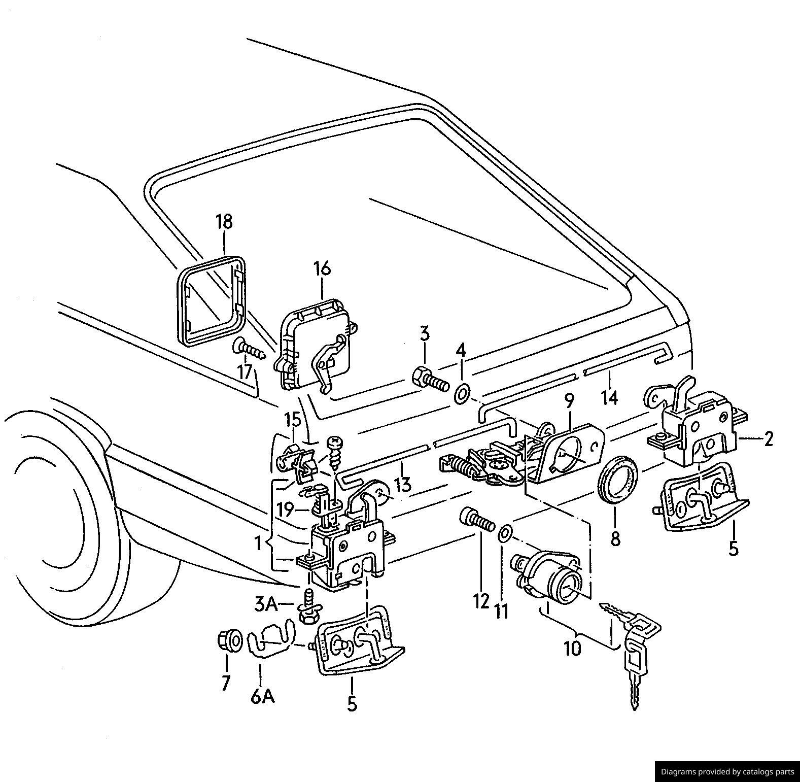 Car part diagram