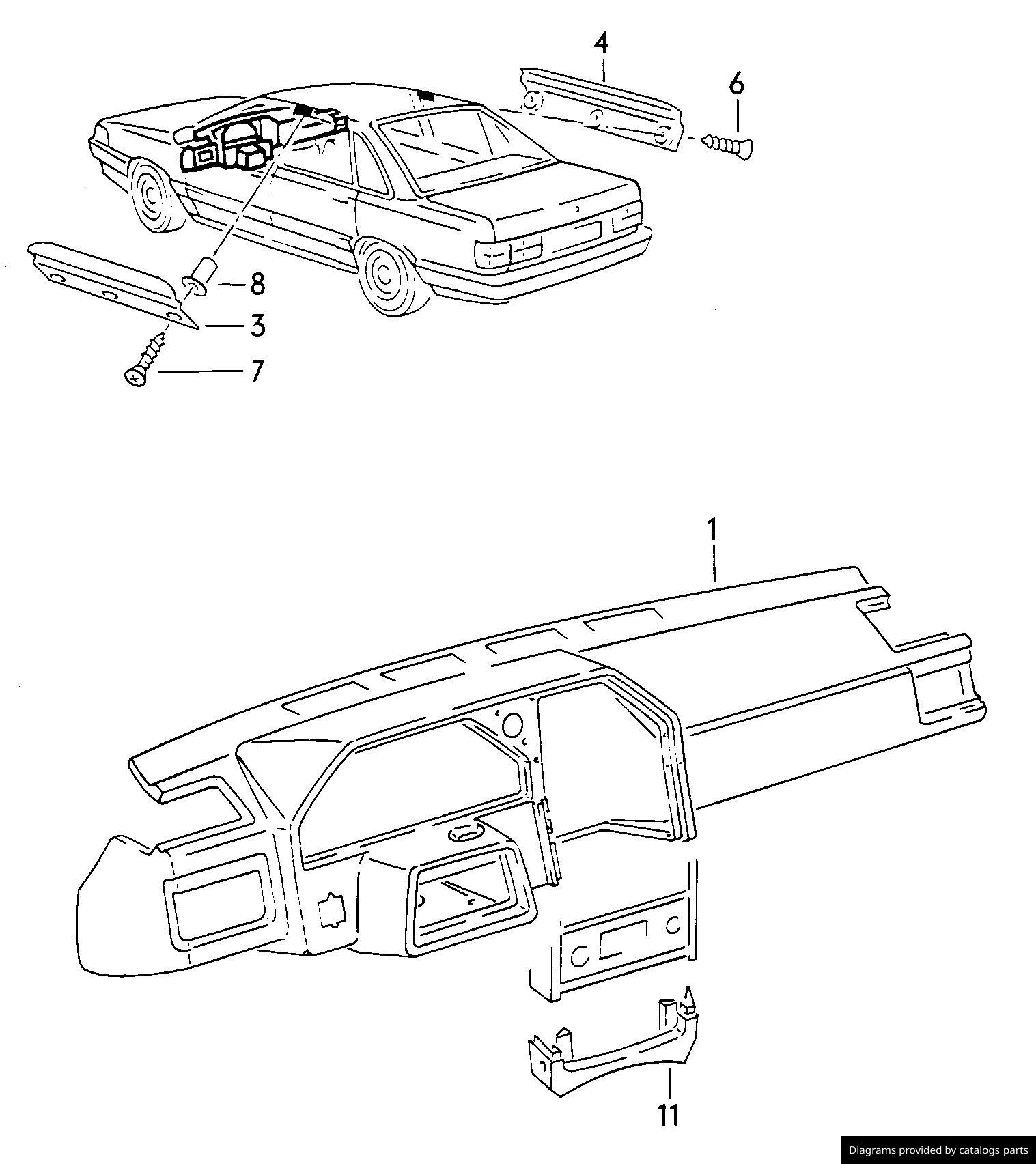 Car part diagram