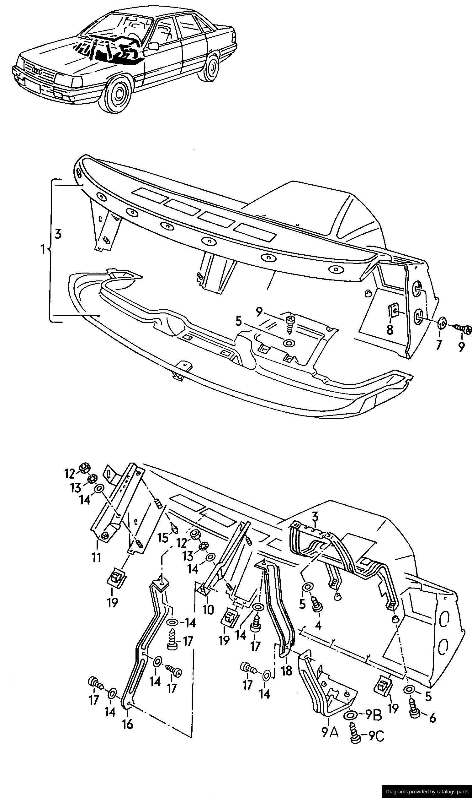 Car part diagram