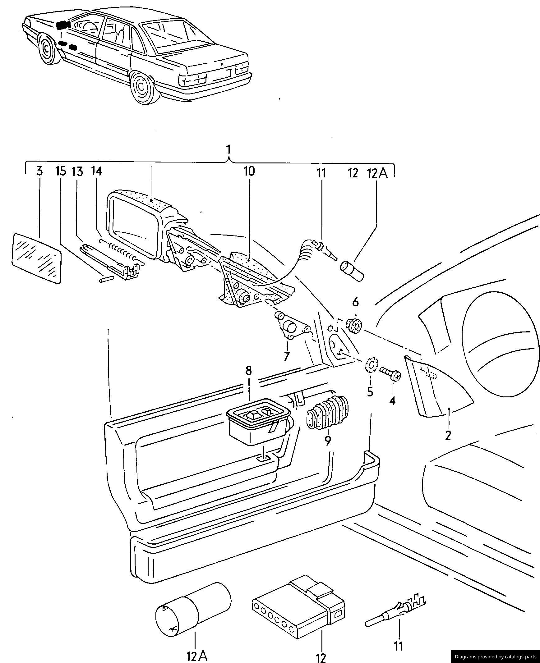 Car part diagram