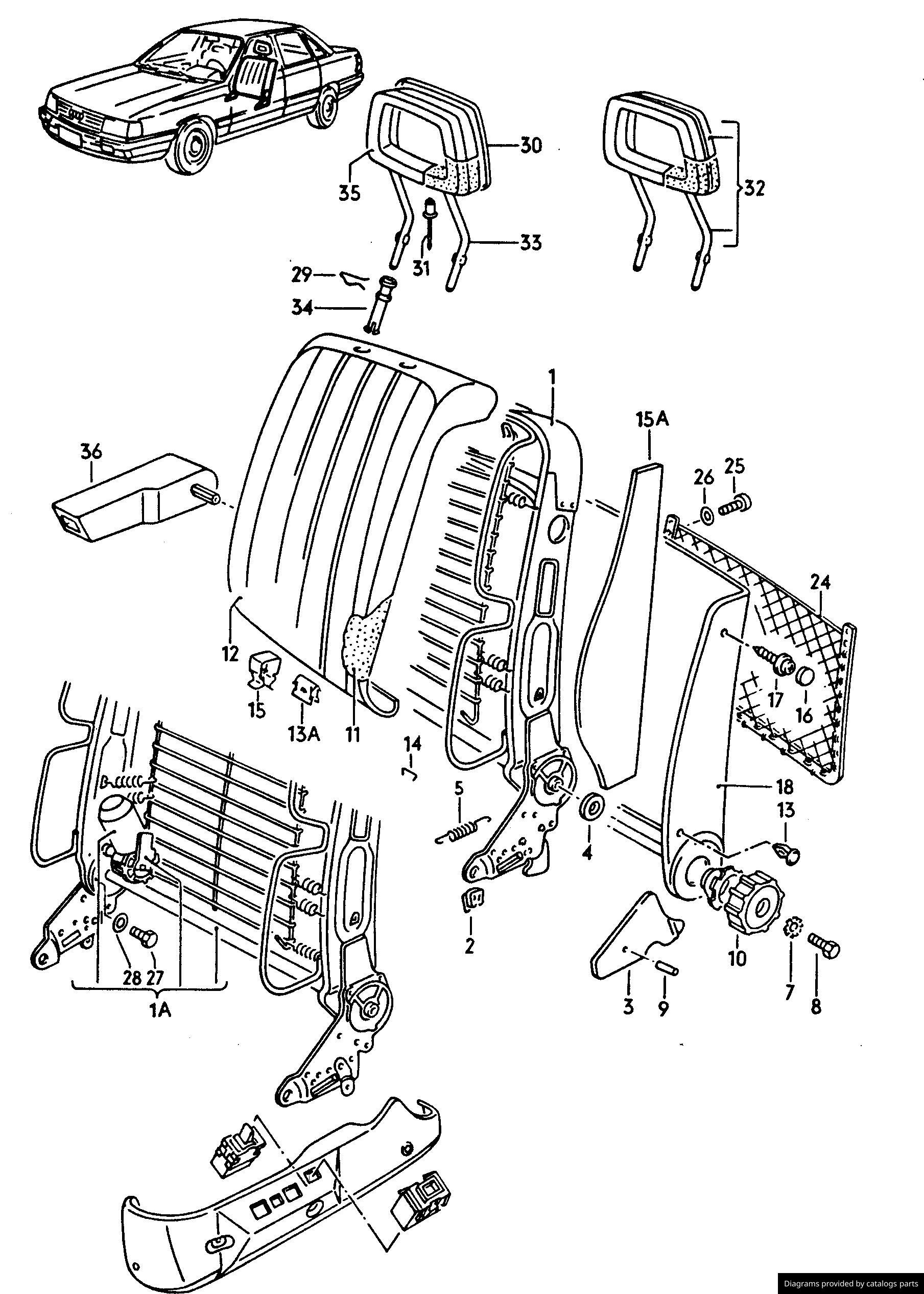 Car part diagram