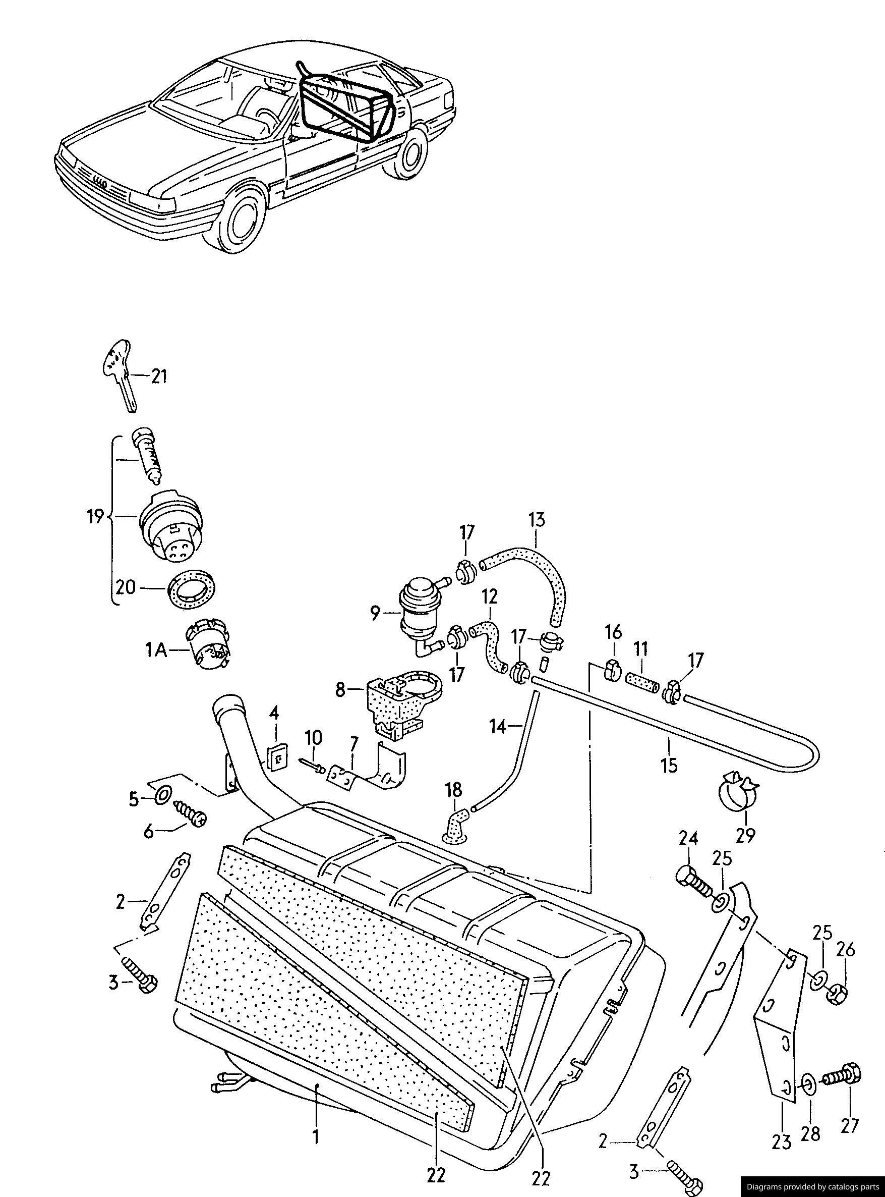 Car part diagram
