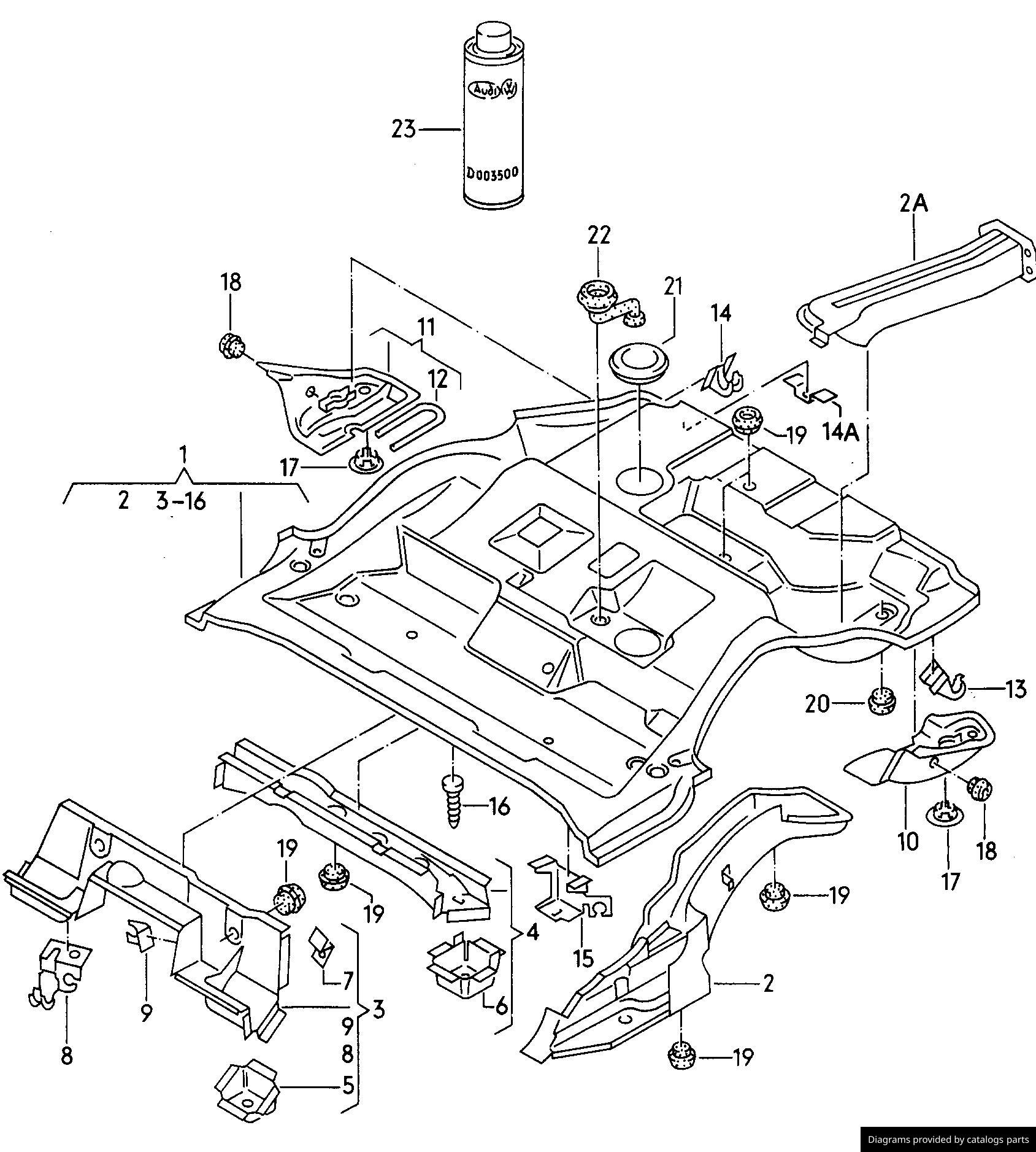 Car part diagram