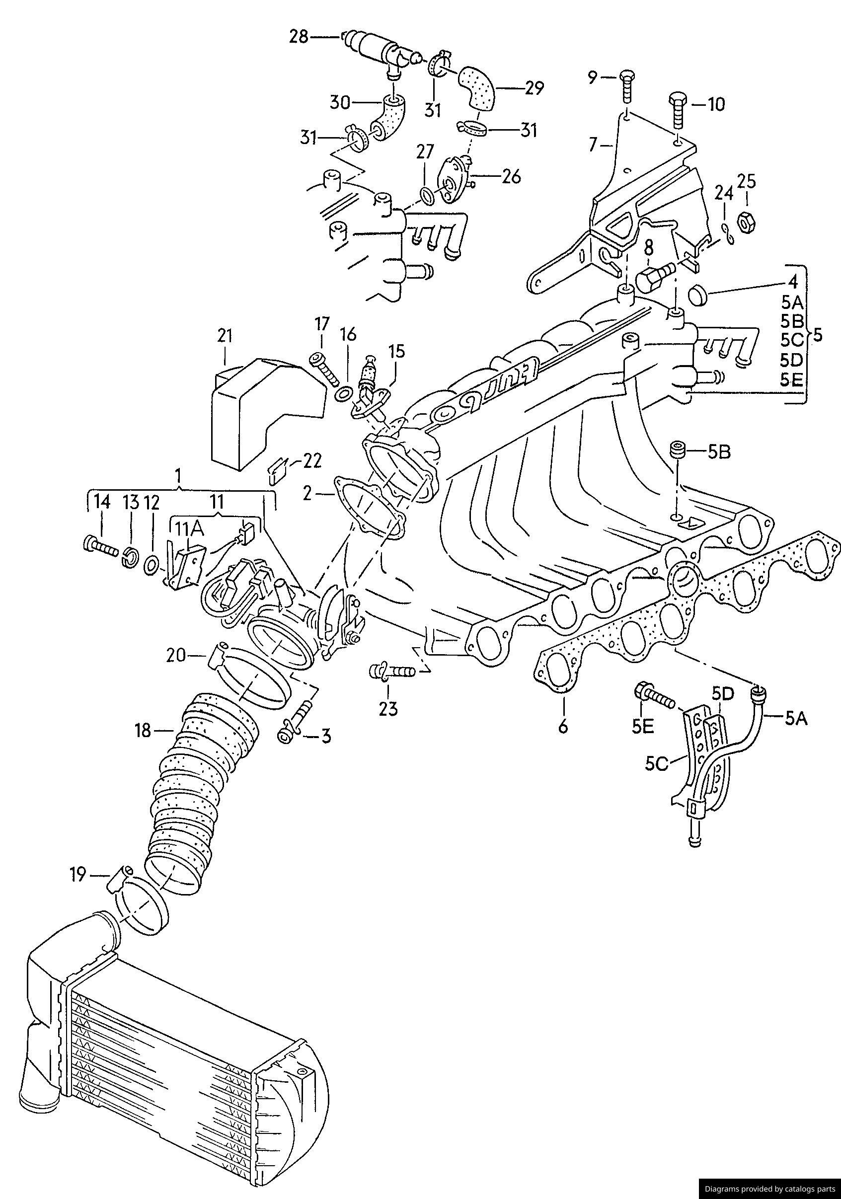 Car part diagram