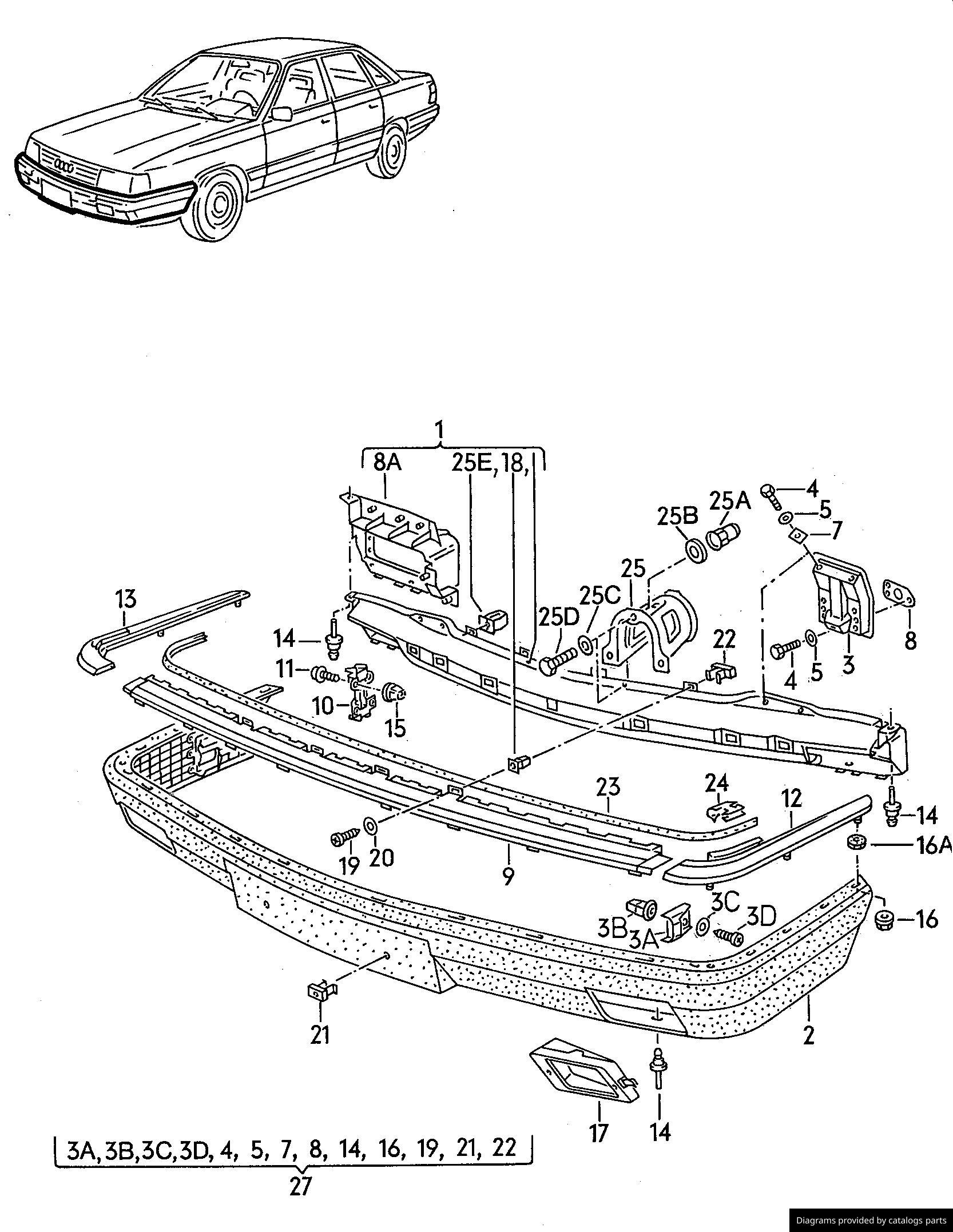Car part diagram