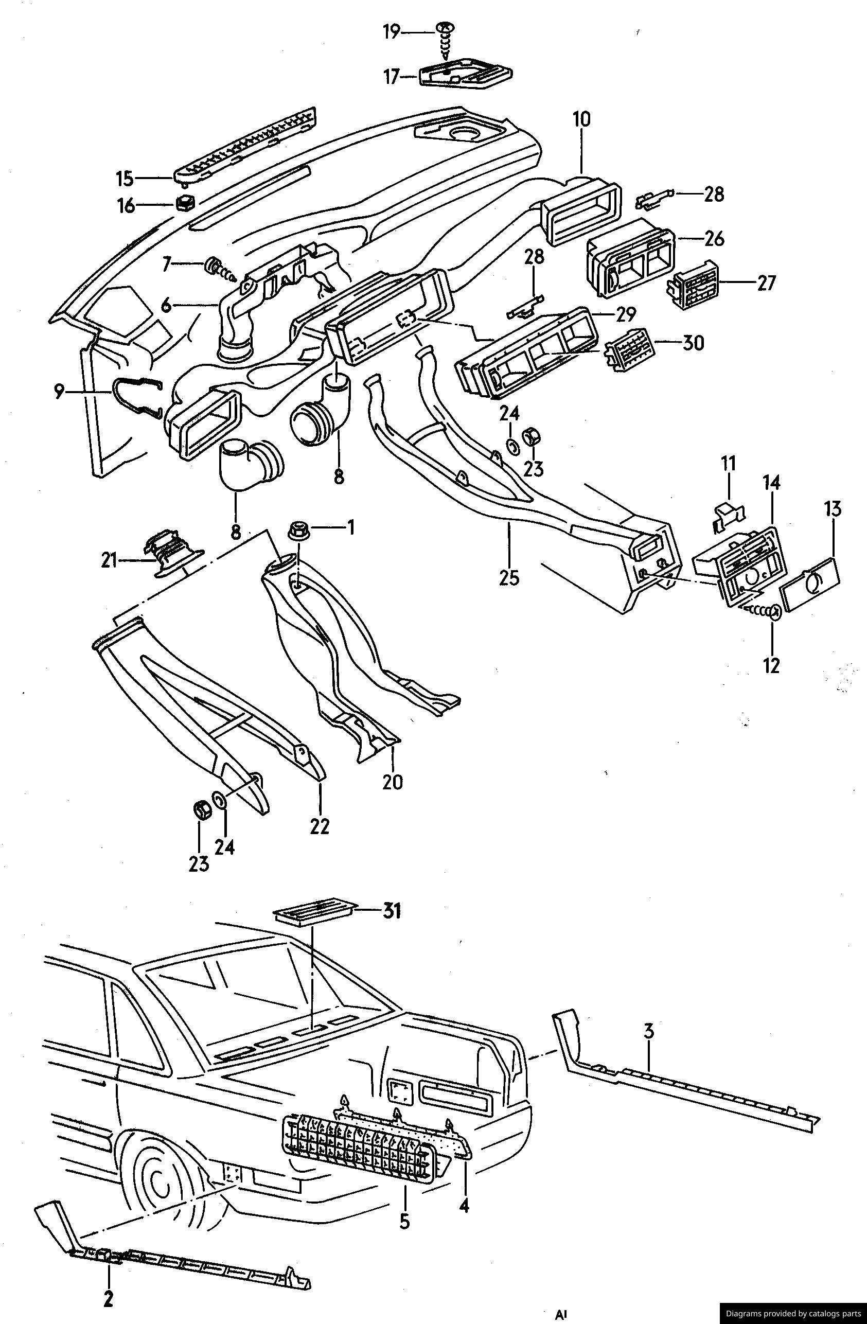 Car part diagram