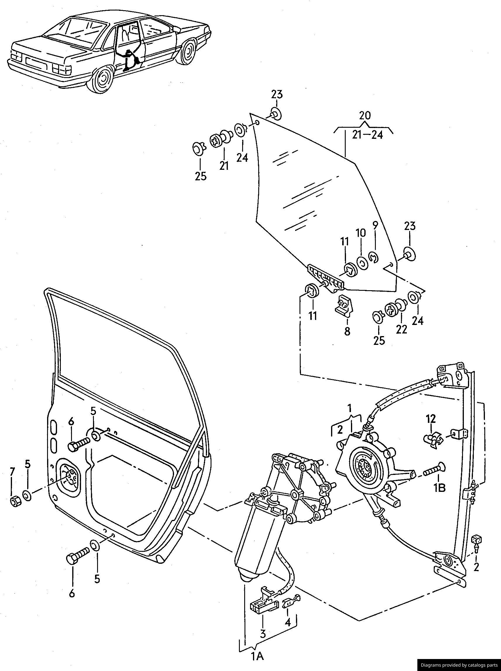 Car part diagram