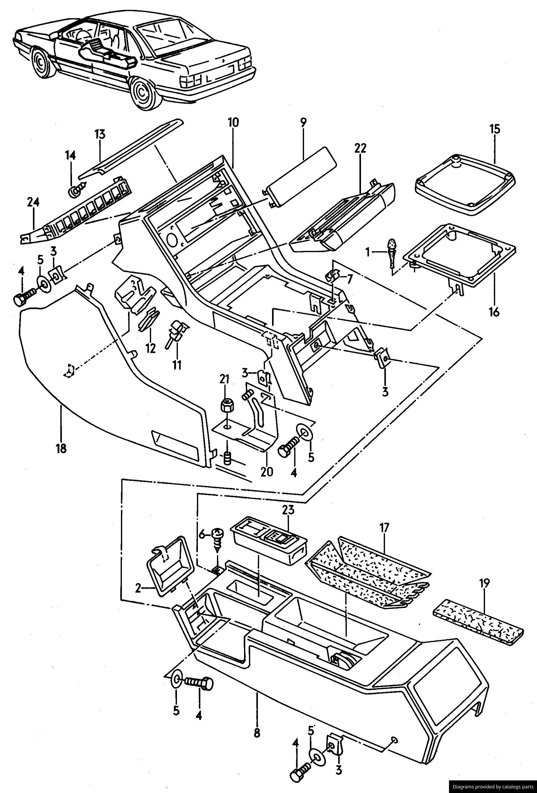 Car part diagram