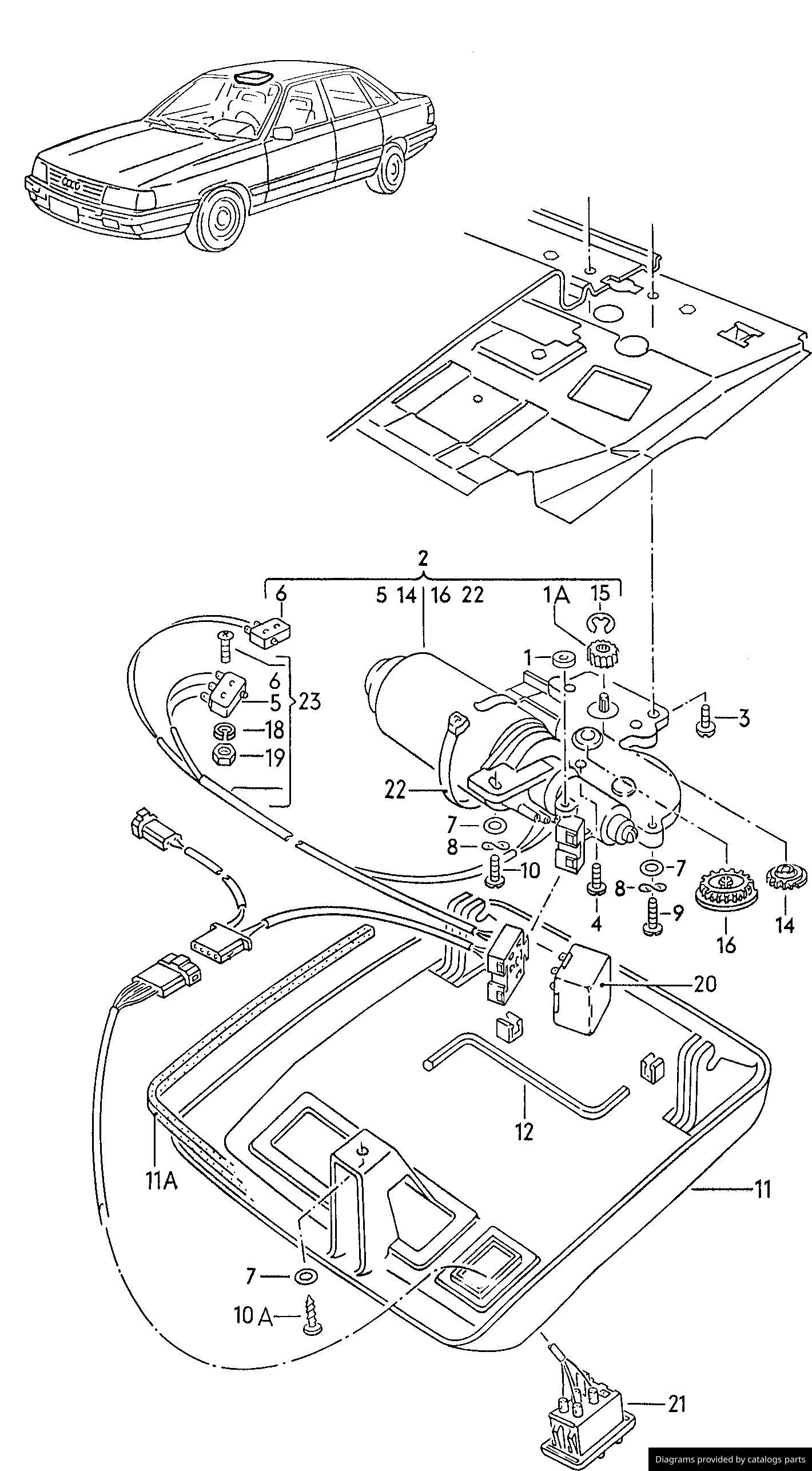 Car part diagram