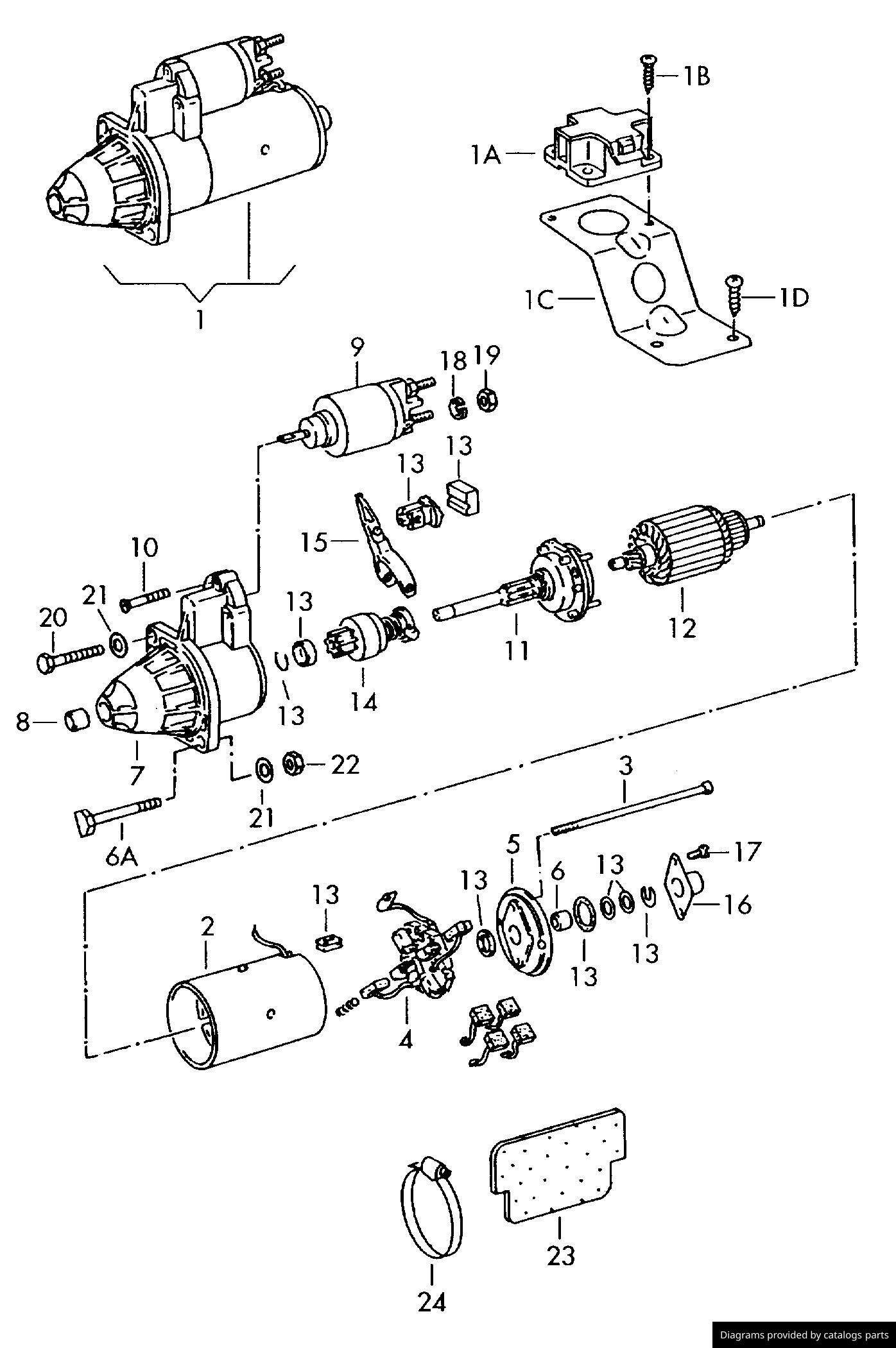Car part diagram