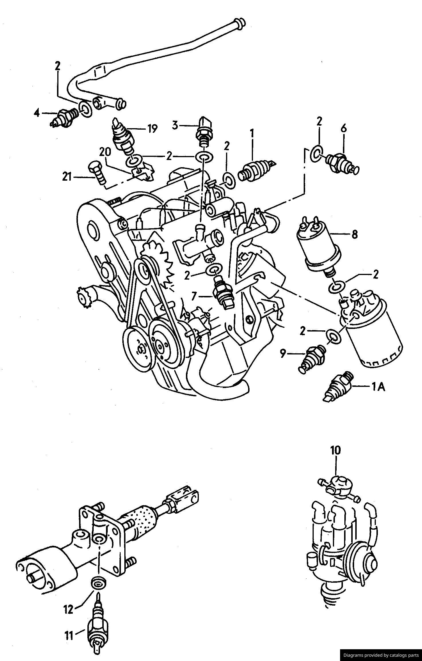 Volkswagen / Audi Thermal Switch 055919369E LLLParts