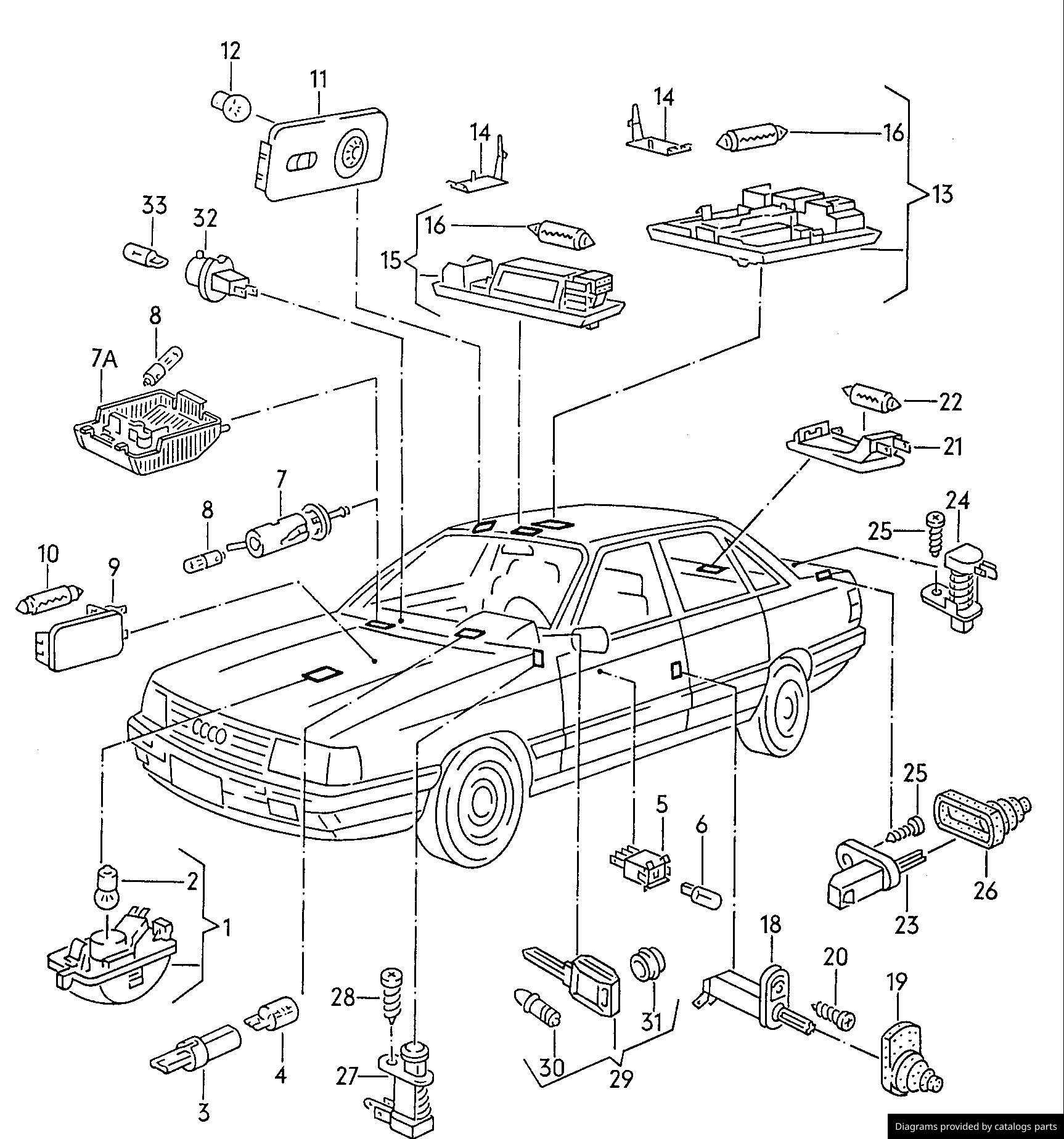 Car part diagram