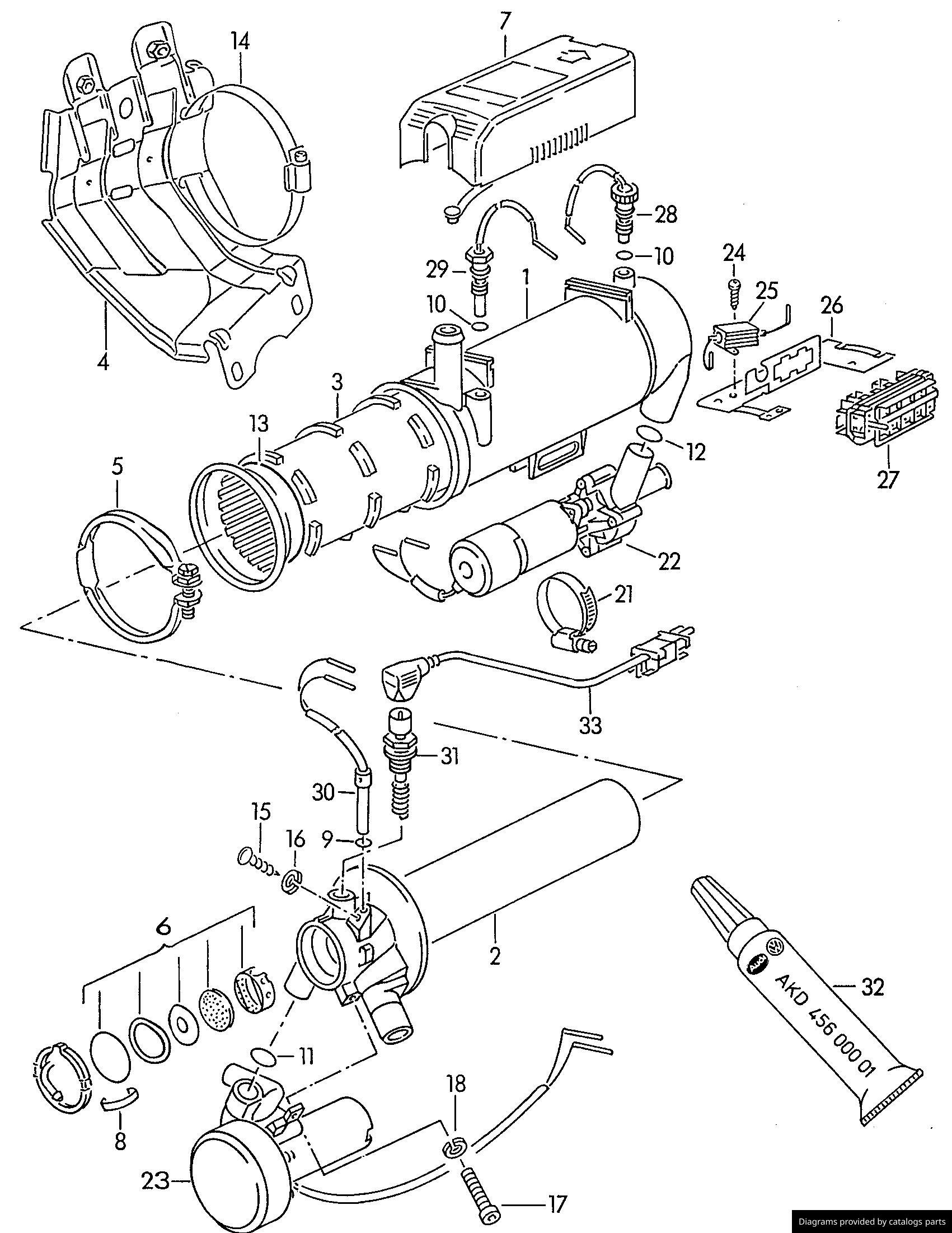 Car part diagram