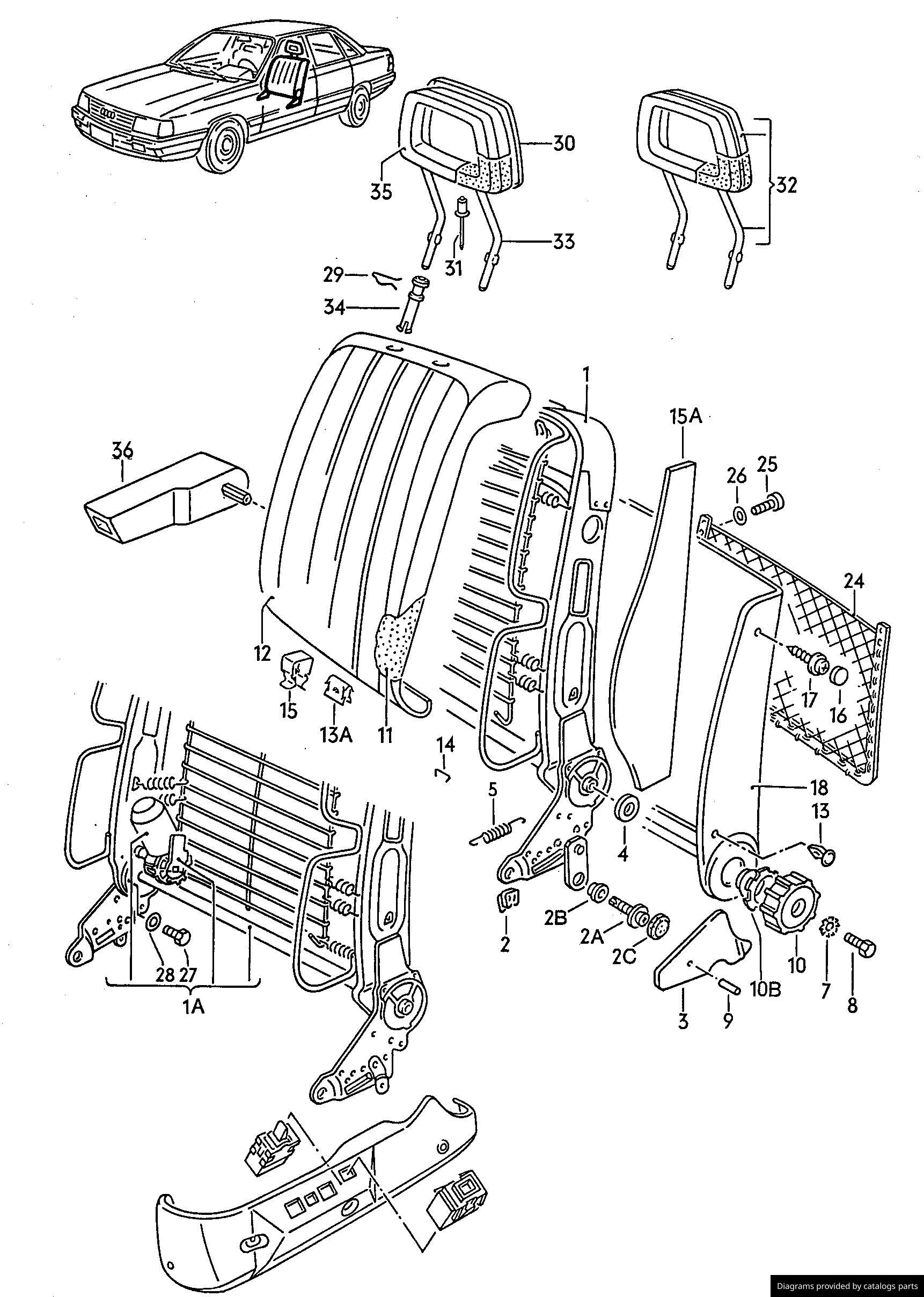 Car part diagram