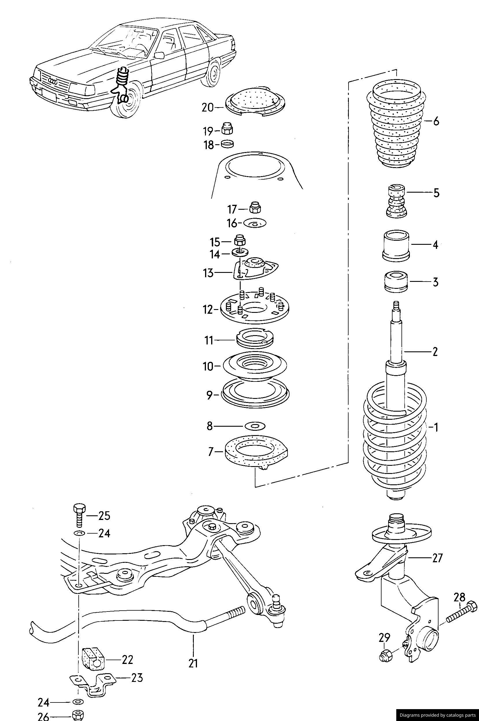 Car part diagram
