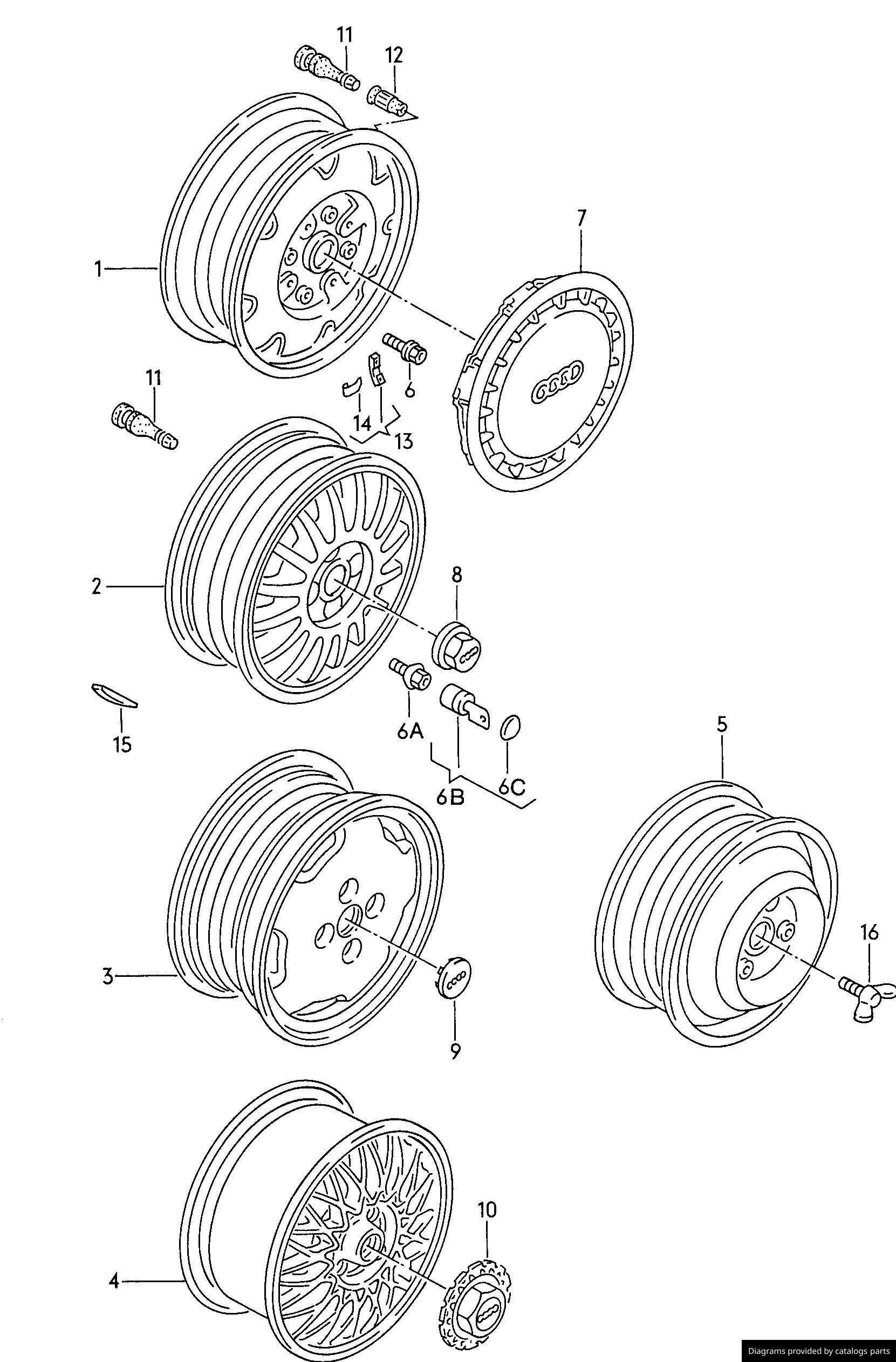 Car part diagram