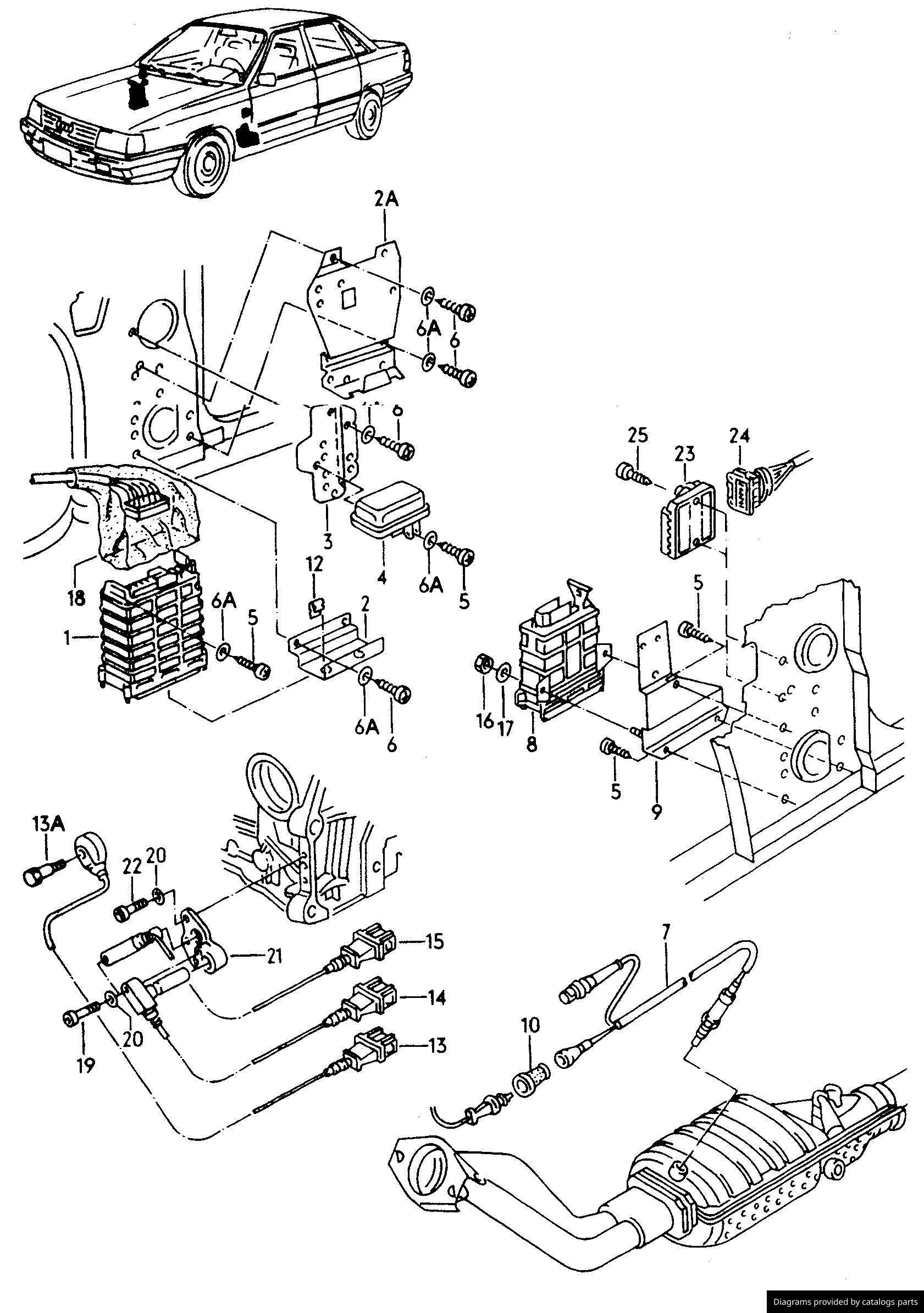 Car part diagram