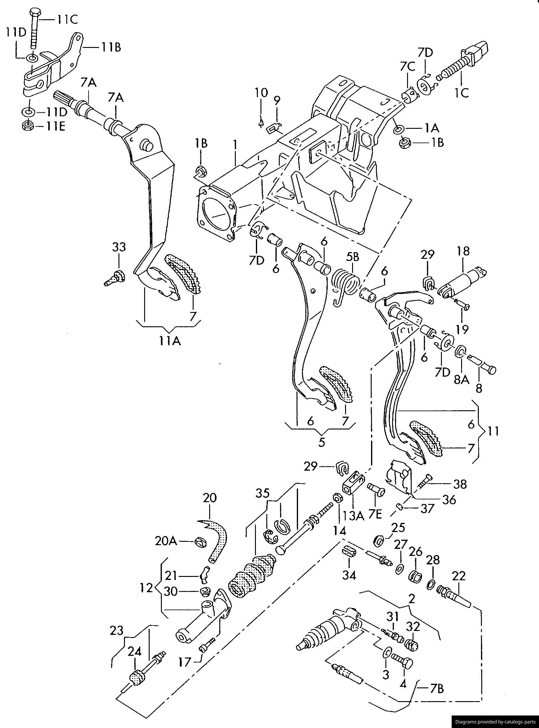 Car part diagram