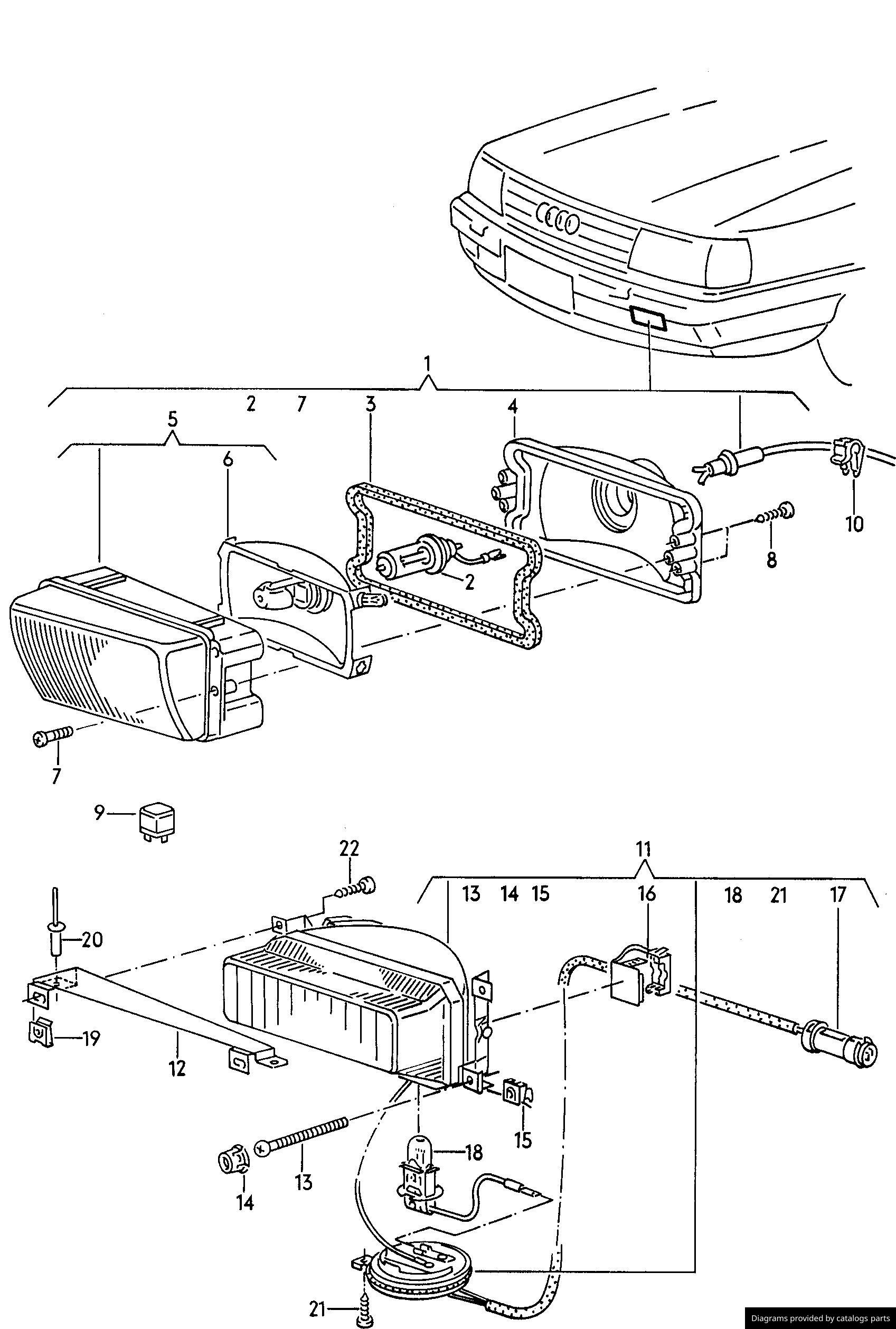 Car part diagram