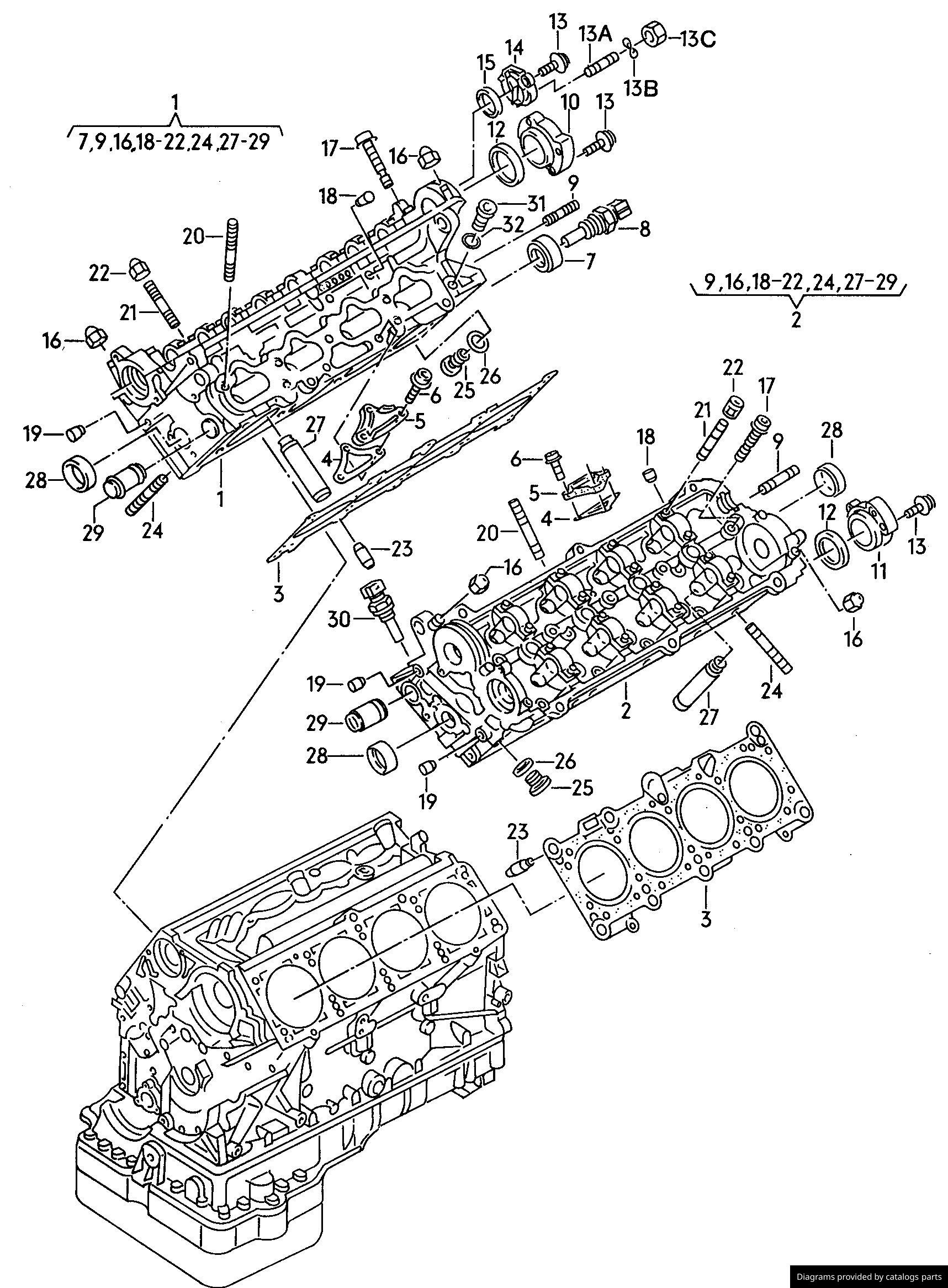 Car part diagram