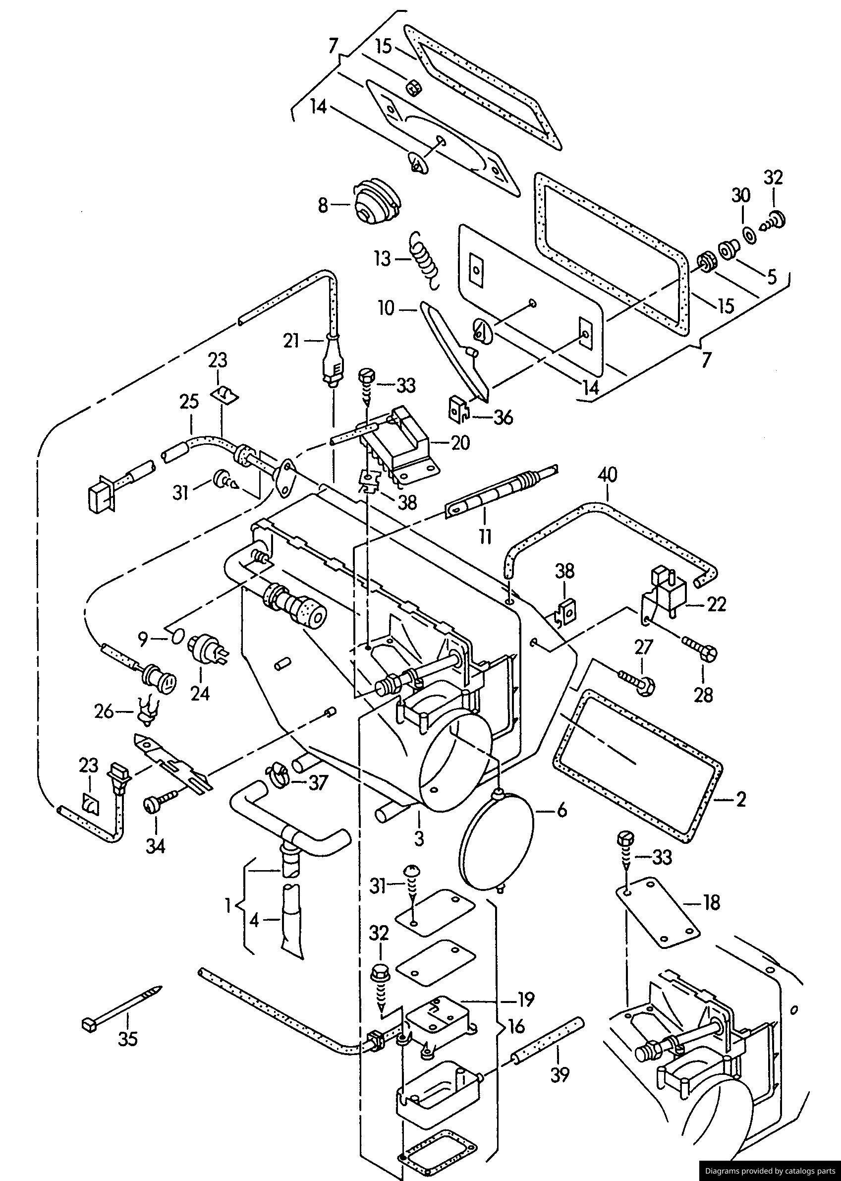 Car part diagram