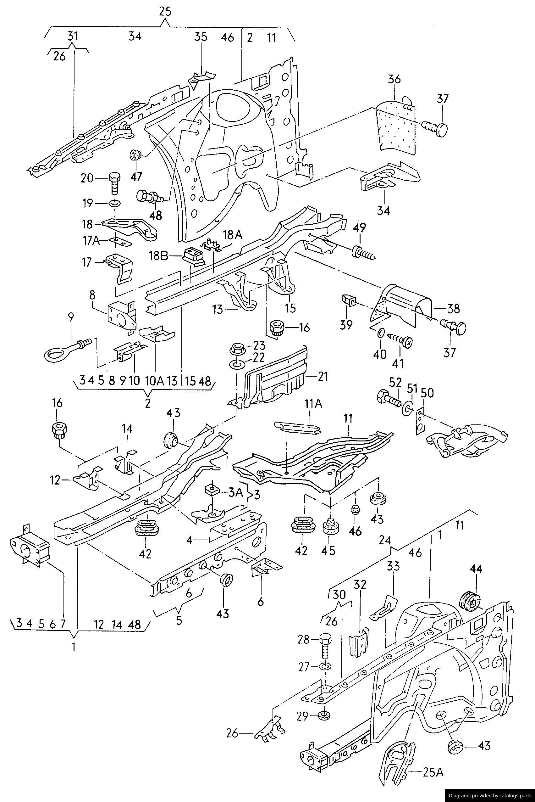 Car part diagram