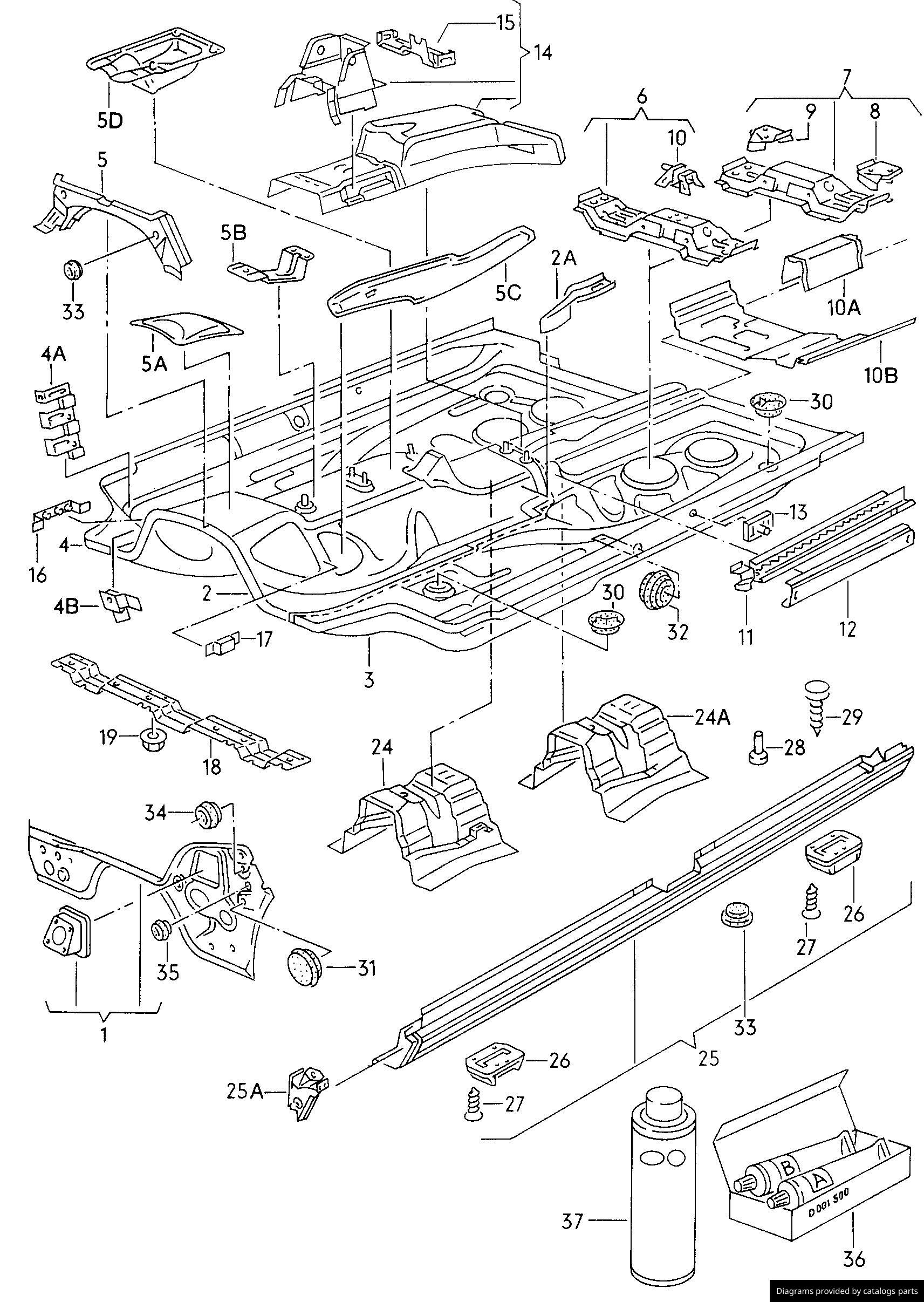 Car part diagram