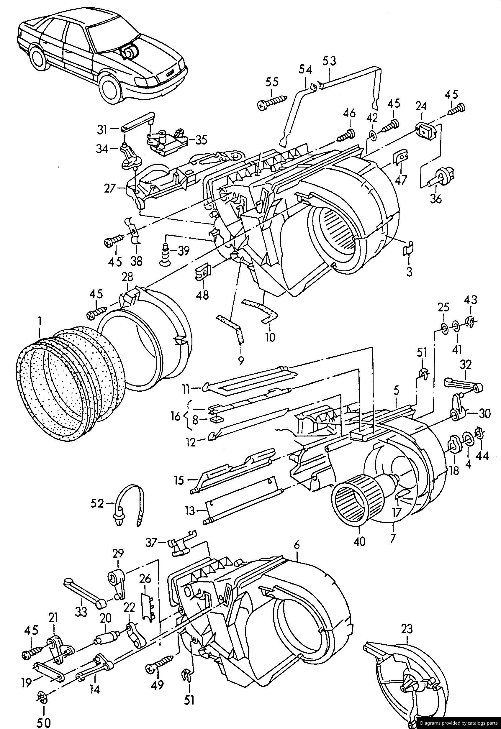 Car part diagram